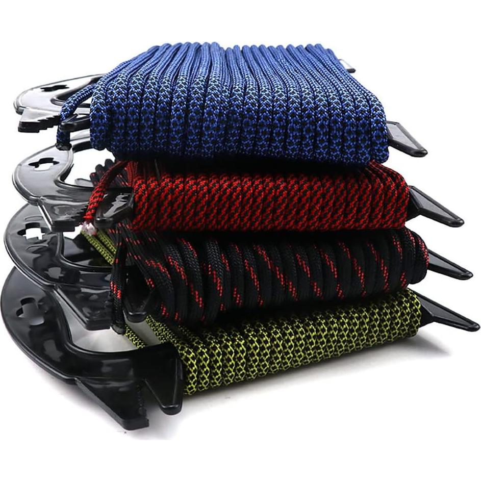 Paquete de 10 Organizadores de Cuerda Aswewamt 14.5 cm Negro