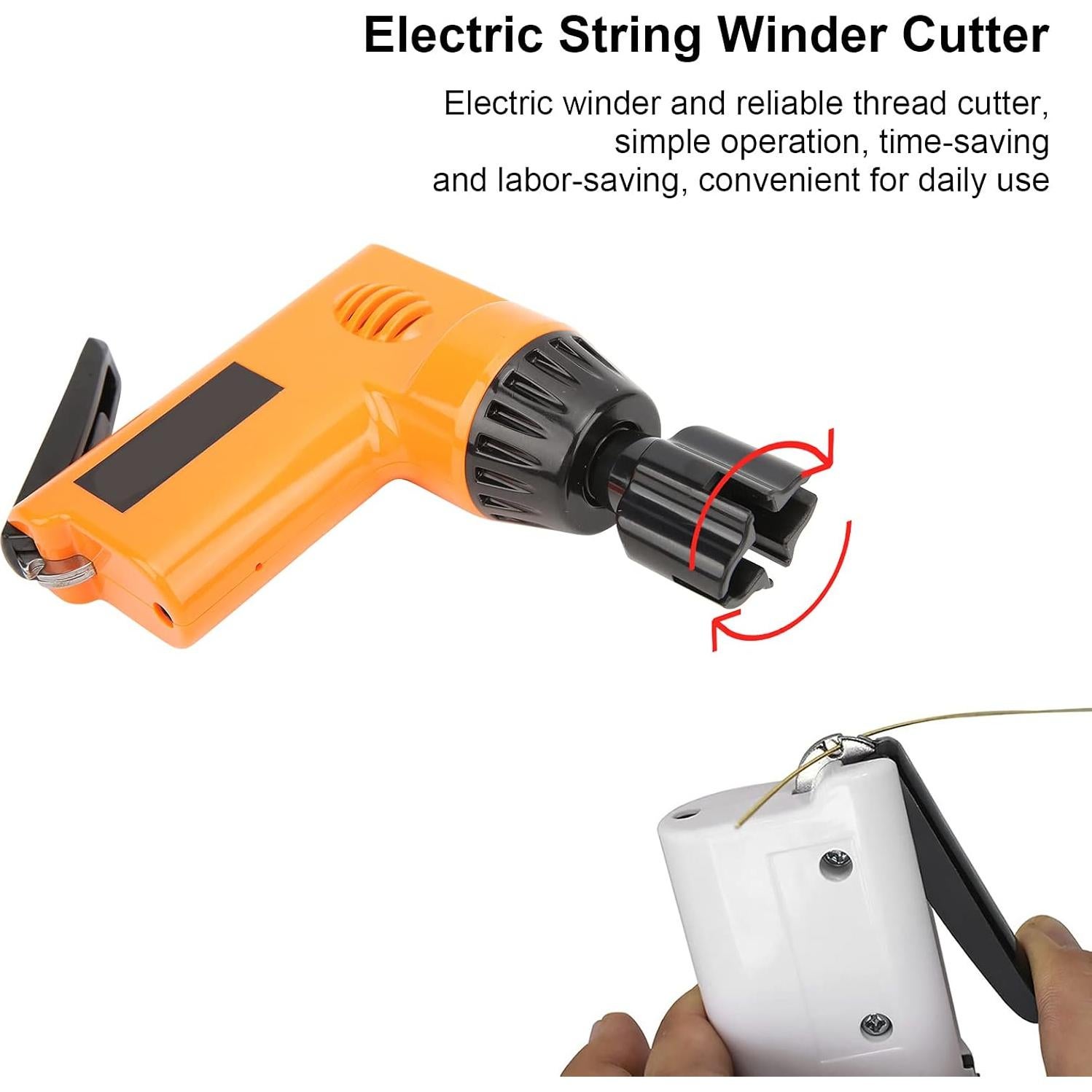 Winder de Cuerdas Eléctrico Eujgoov 800mAh para Guitarra