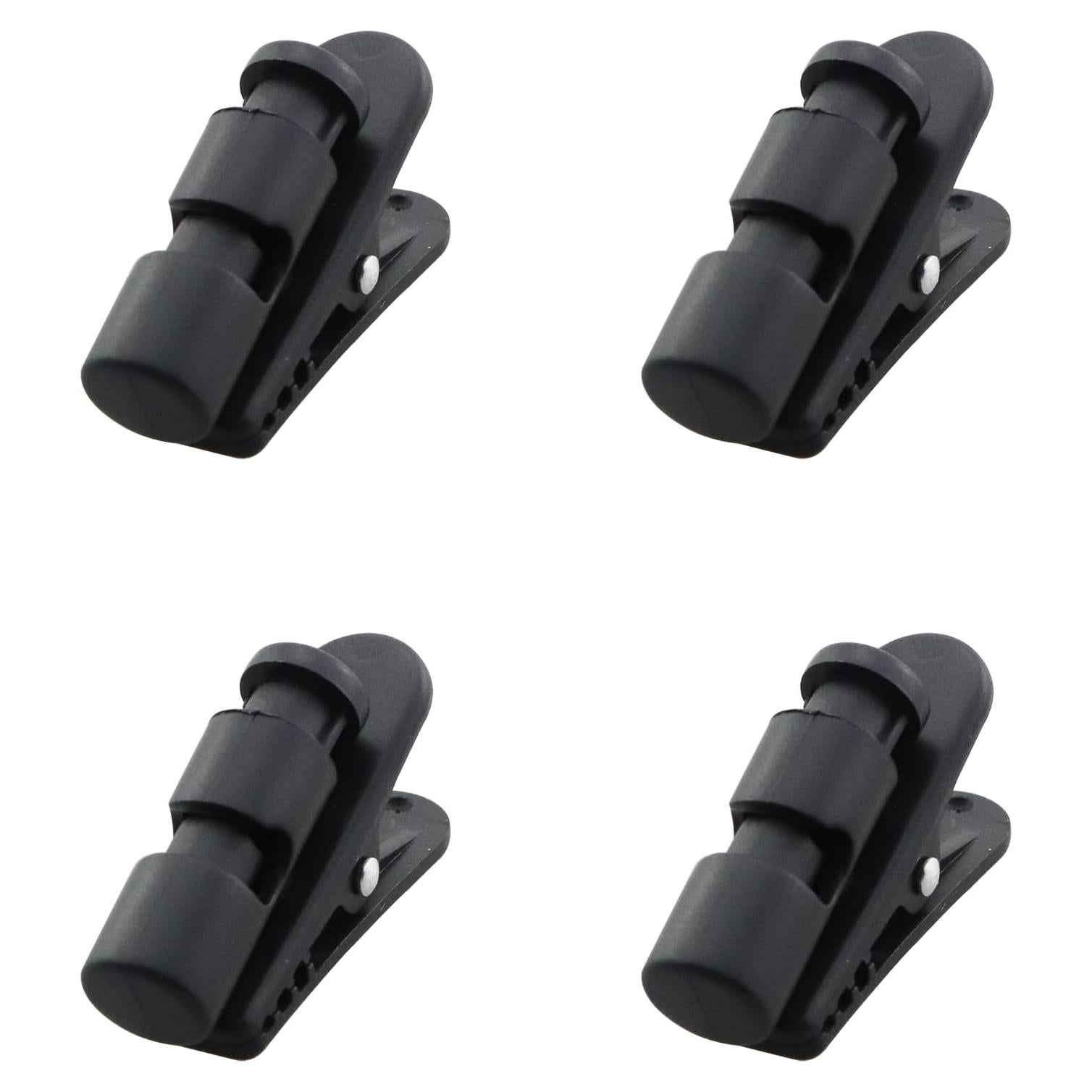 Clip de Cable para Auriculares MDXing - 4 Piezas Negro