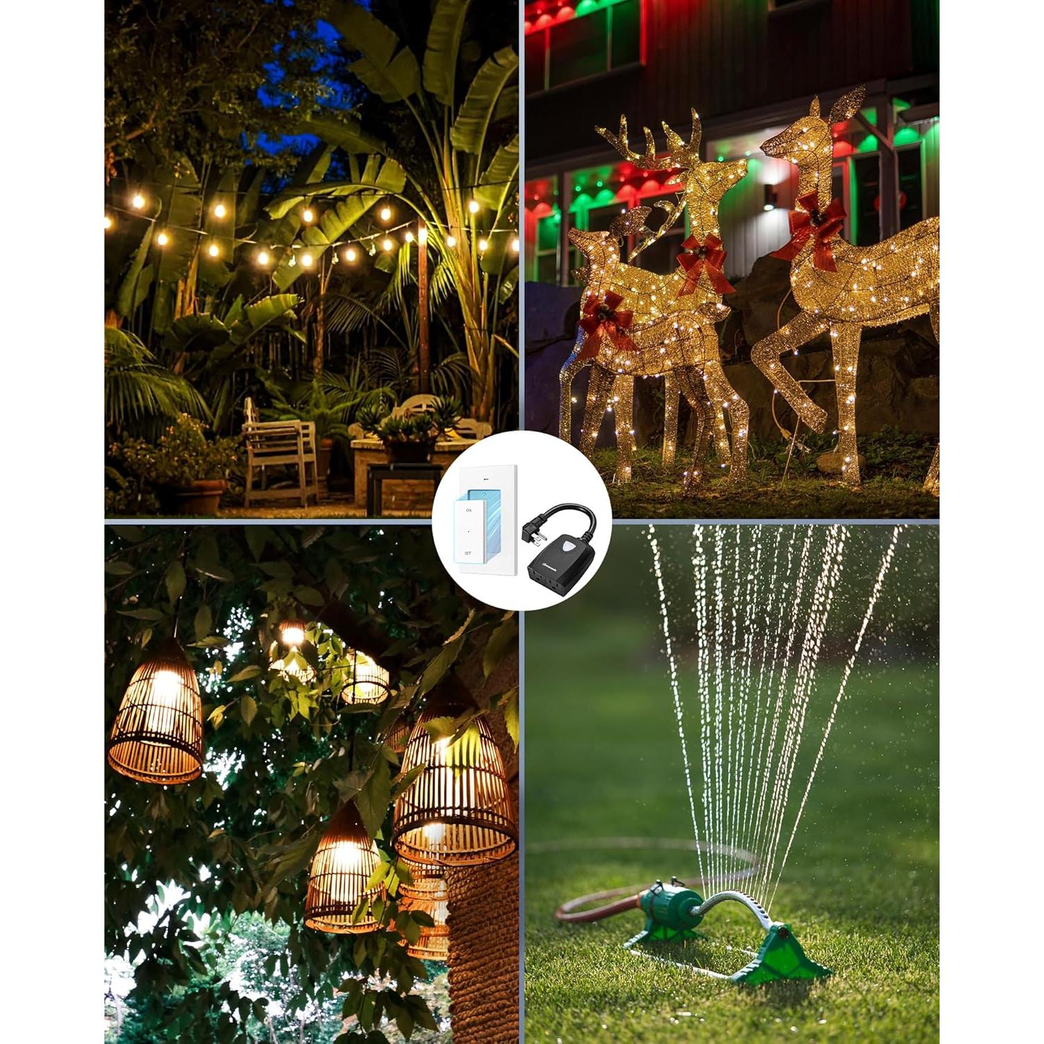 Control Remoto Inalámbrico DEWENWILS para Exterior 15A