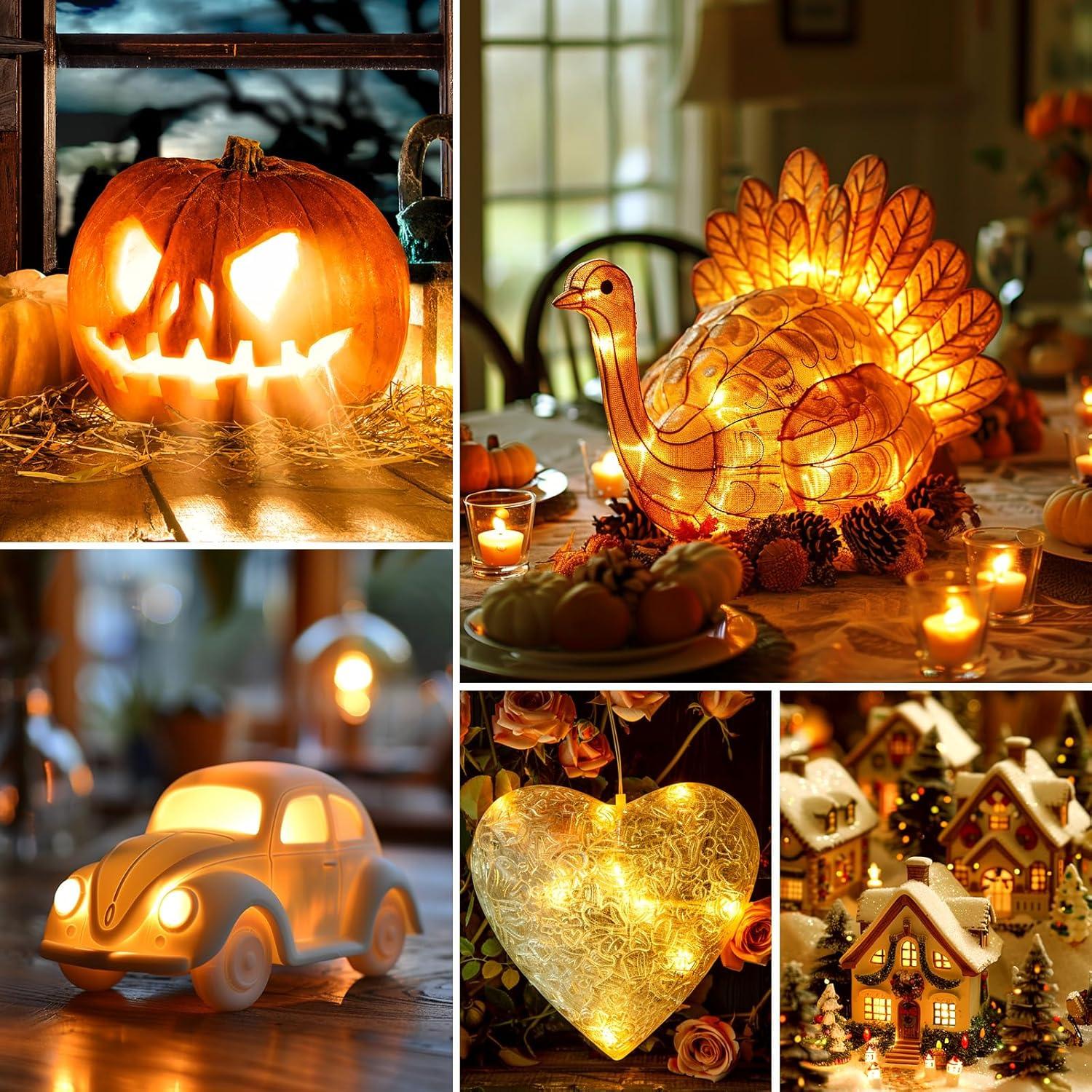 Cordón de Accesorio LED Minetom 1.83m con Interruptor - 2 Piezas