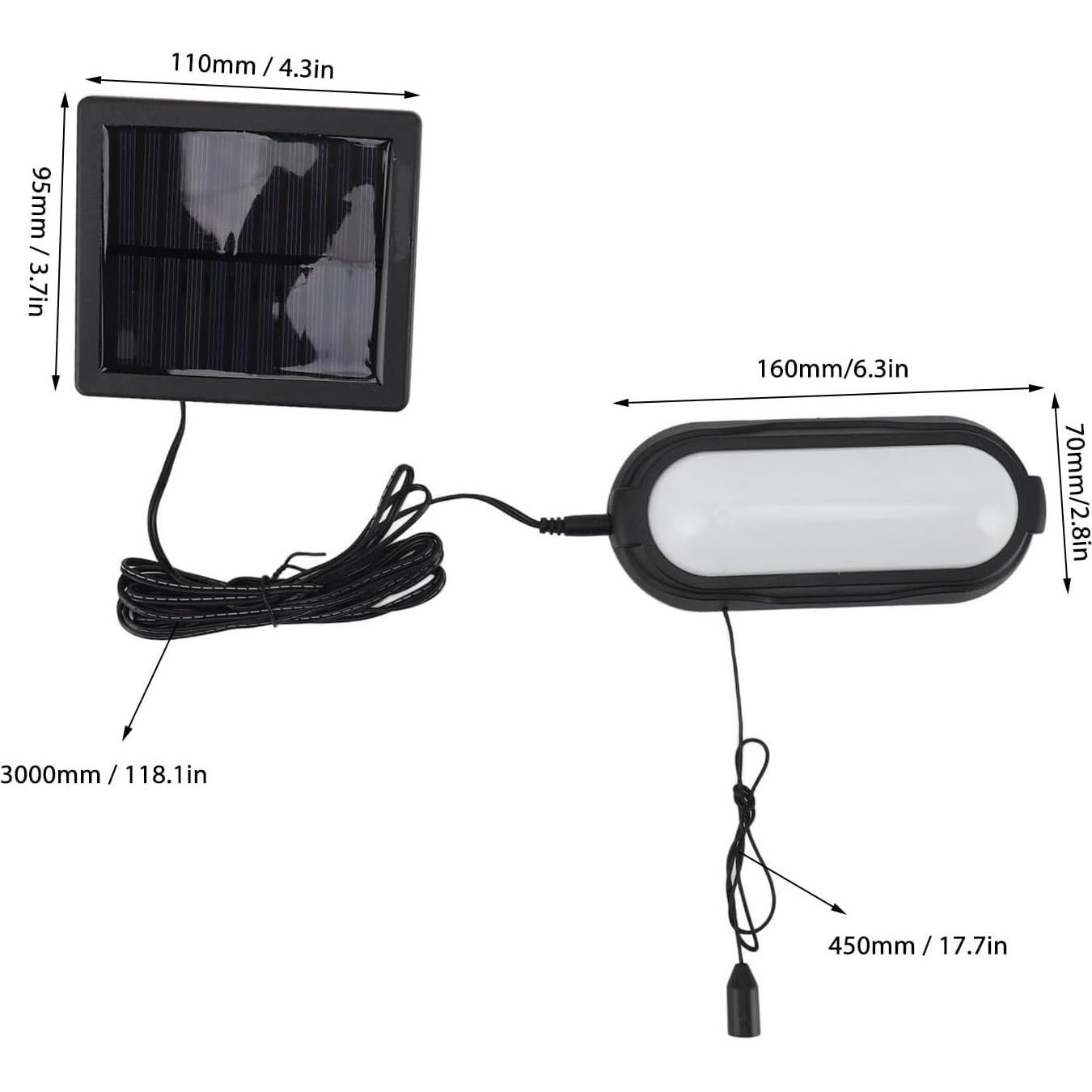Luz Colgante Solar LED Lwuey 16.99x11.99cm Impermeable