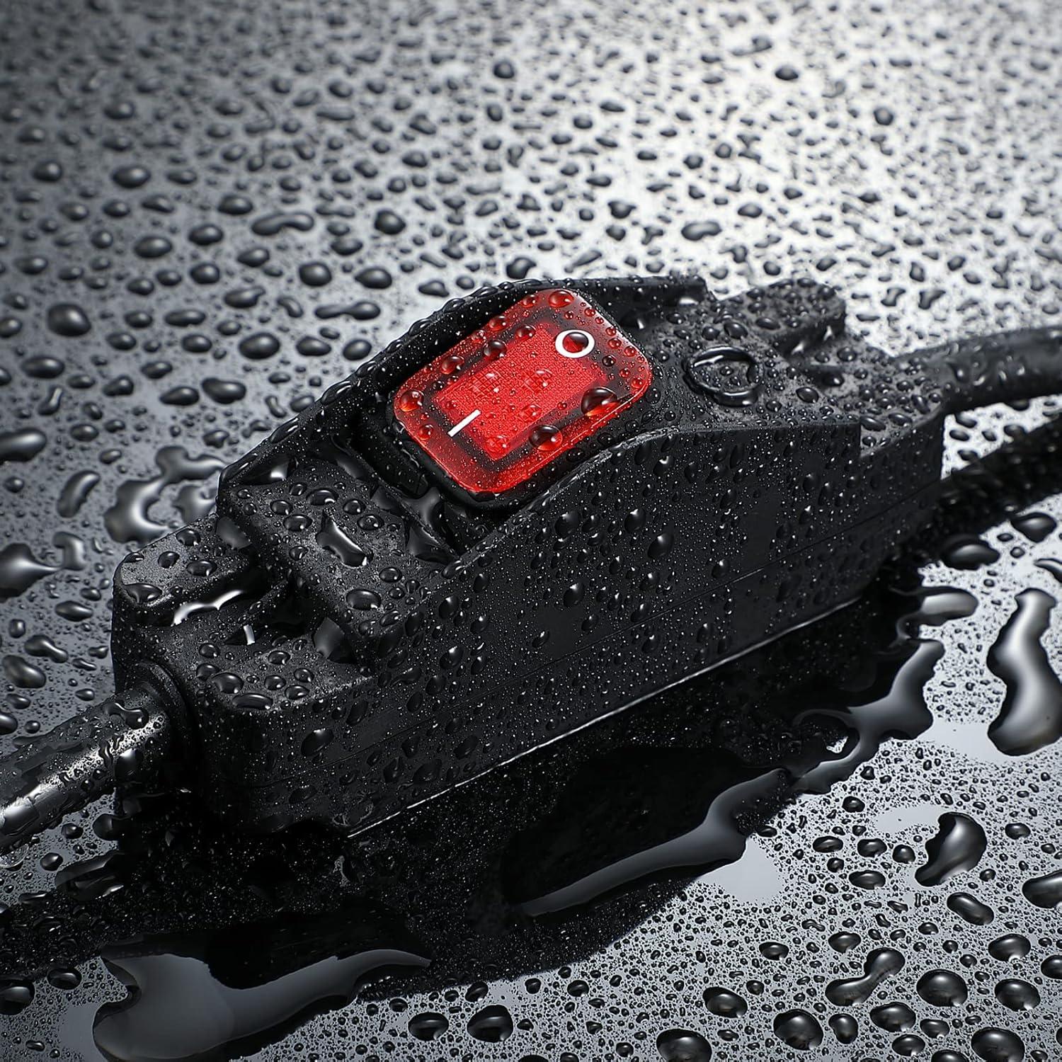 Cable de Extensión Impermeable Makevivi 0.46m con Interruptor