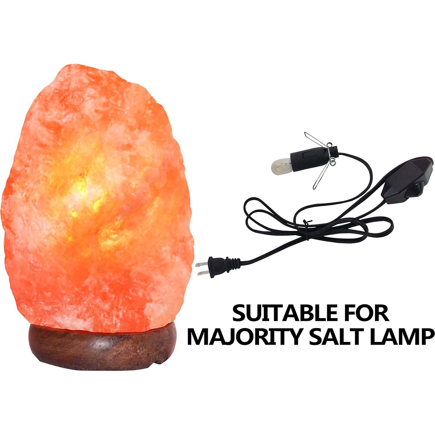 Cable y Bombilla Regulable para Lámpara de Sal Haraqi 1.83m