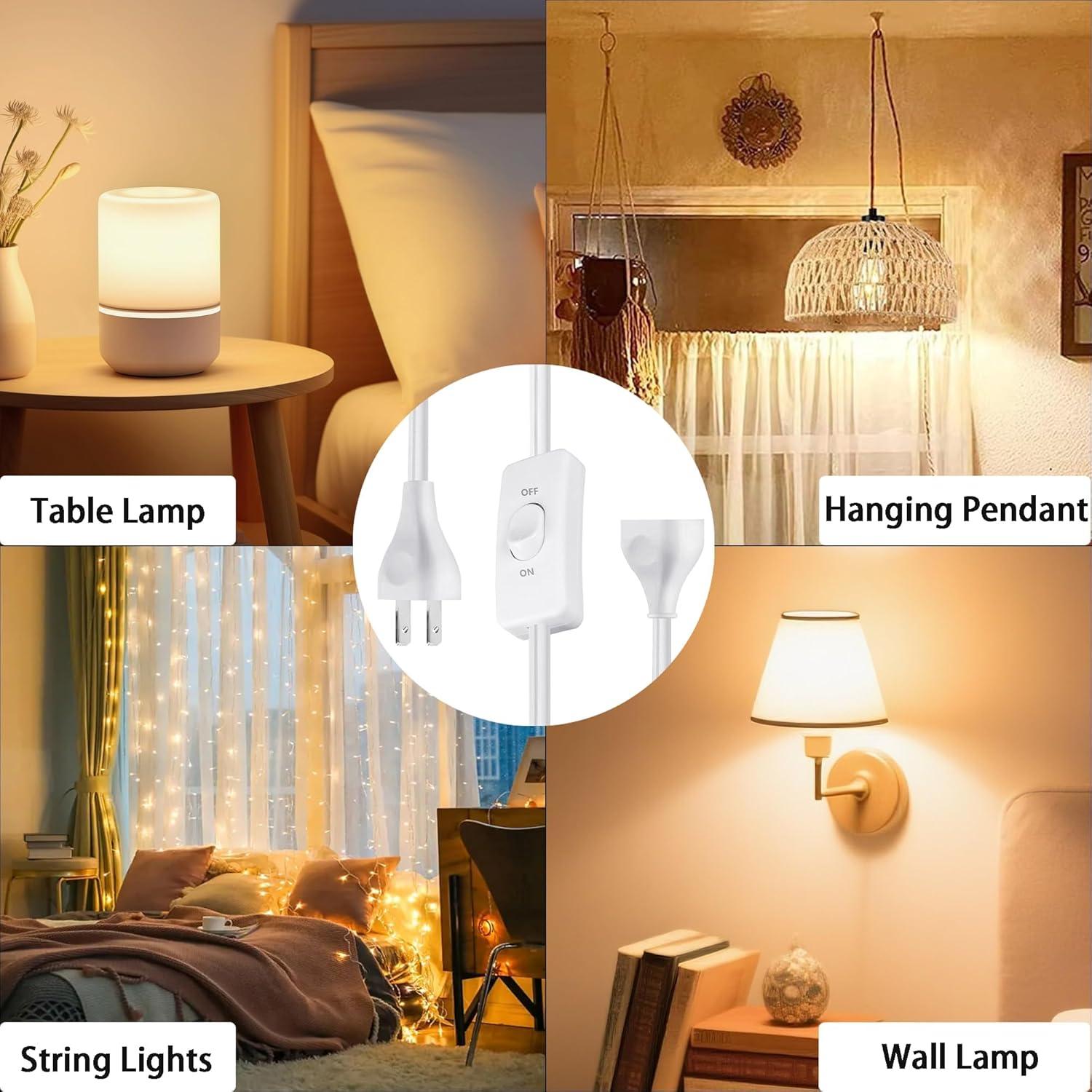 Cable de Extensión Blanco Fiabtool 1.83 m con Interruptor 120V