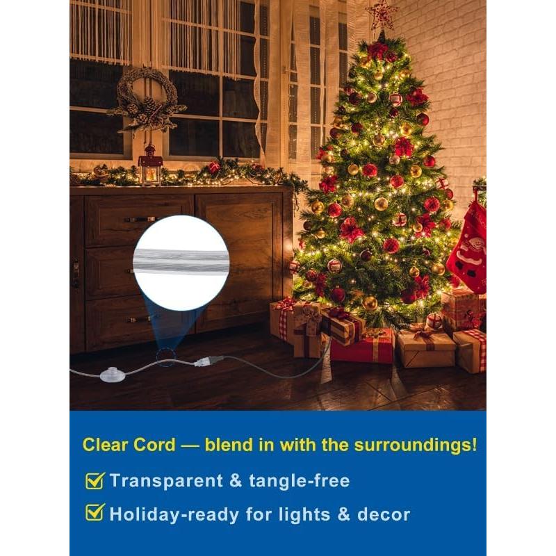 Interruptor de Pedal de Pie Kofuyni 6ft con Cable Claro 3A 125V