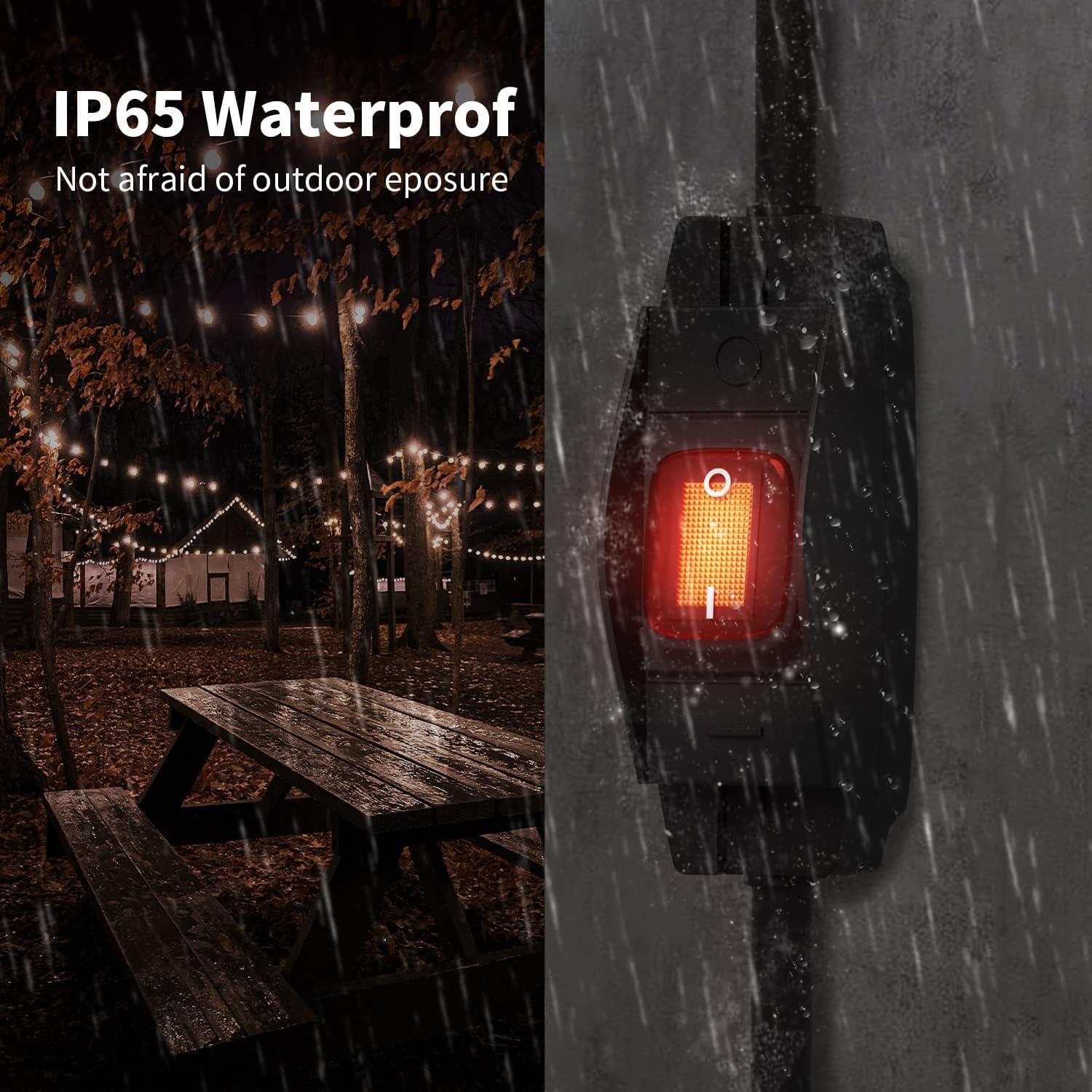 Cable de Extensión Impermeable 1.83m FIRMERST 1875W con Interruptor