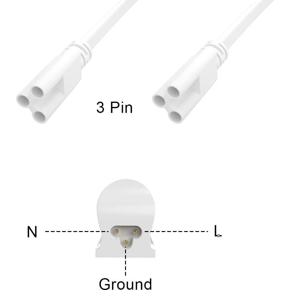 Cable de Alimentación SHOPLED 1.5M con Interruptor para T5 T8