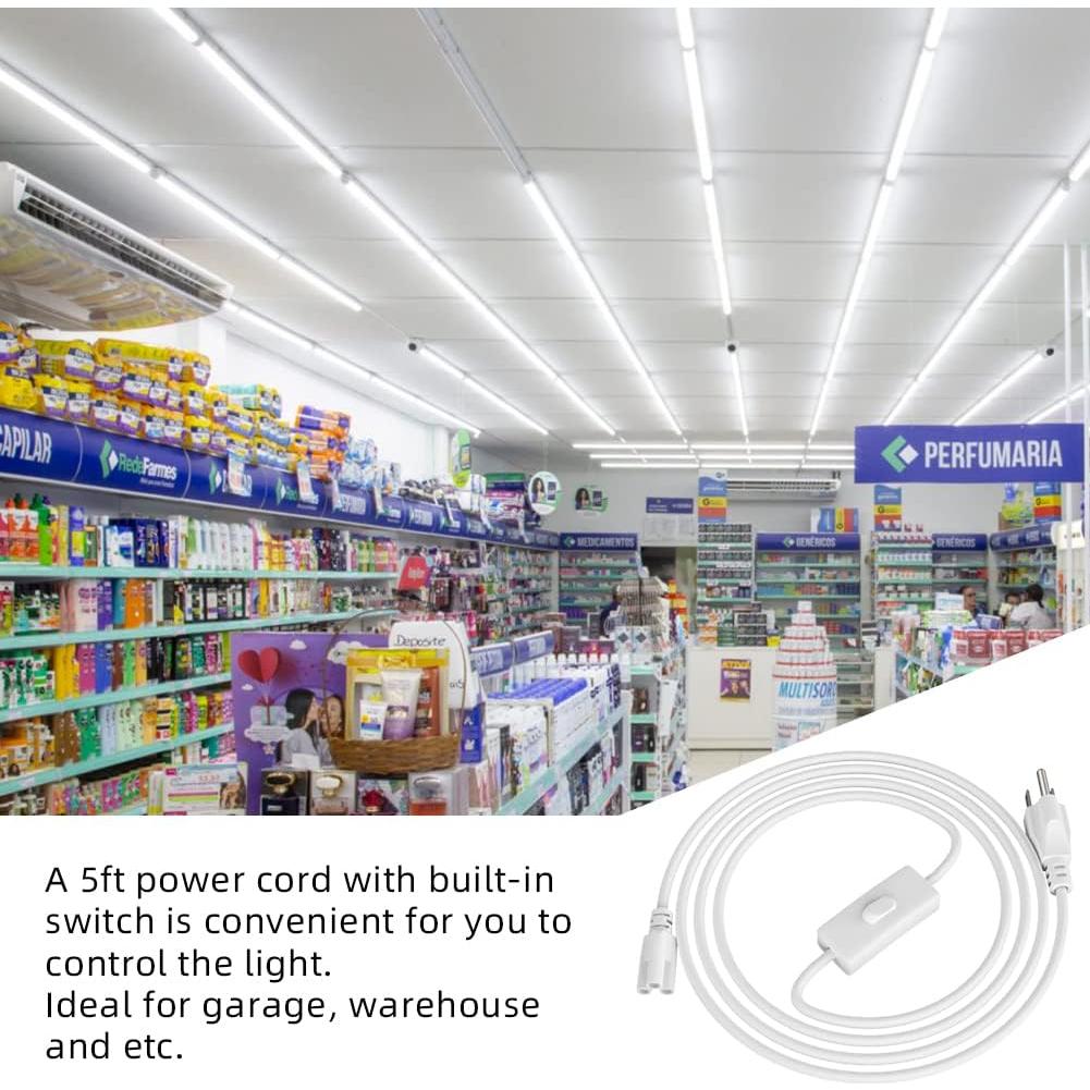 Cable de Alimentación SHOPLED 1.5M con Interruptor para T5 T8