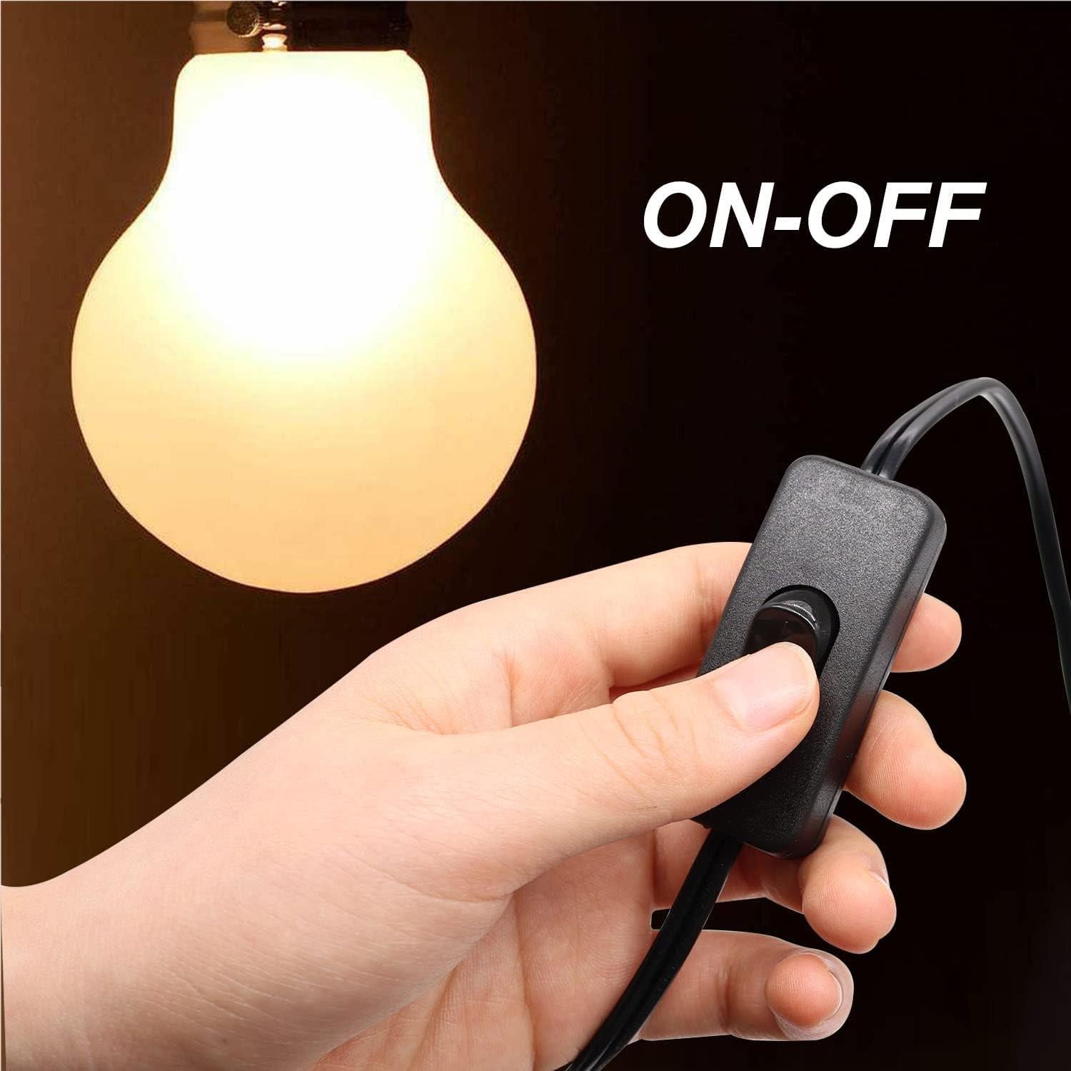 Cable de Lámpara Weideer 1.8m con Interruptor de Encendido/Apagado