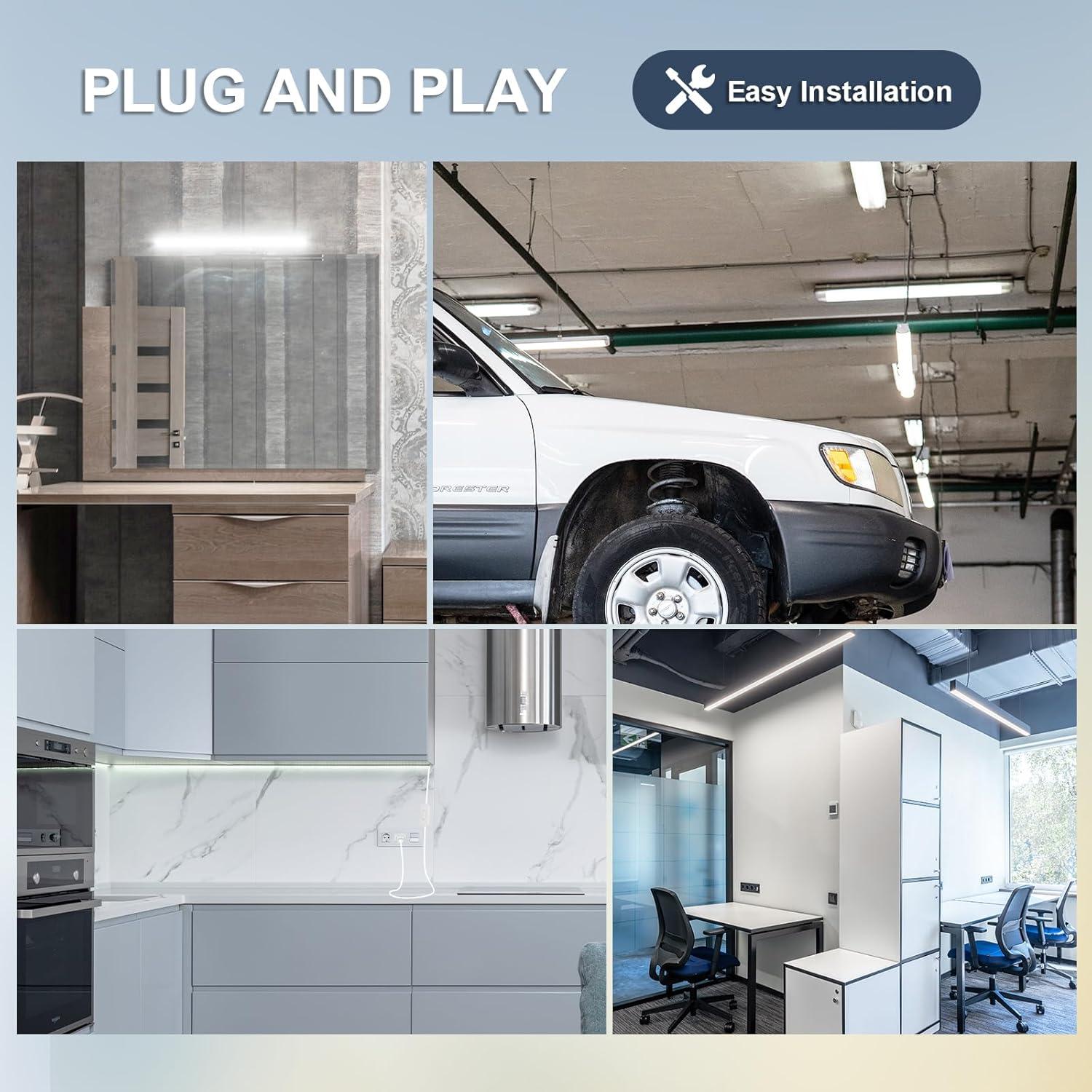 Cable de Extensión DiCUNO 3m T5 T8 con Interruptor On/Off