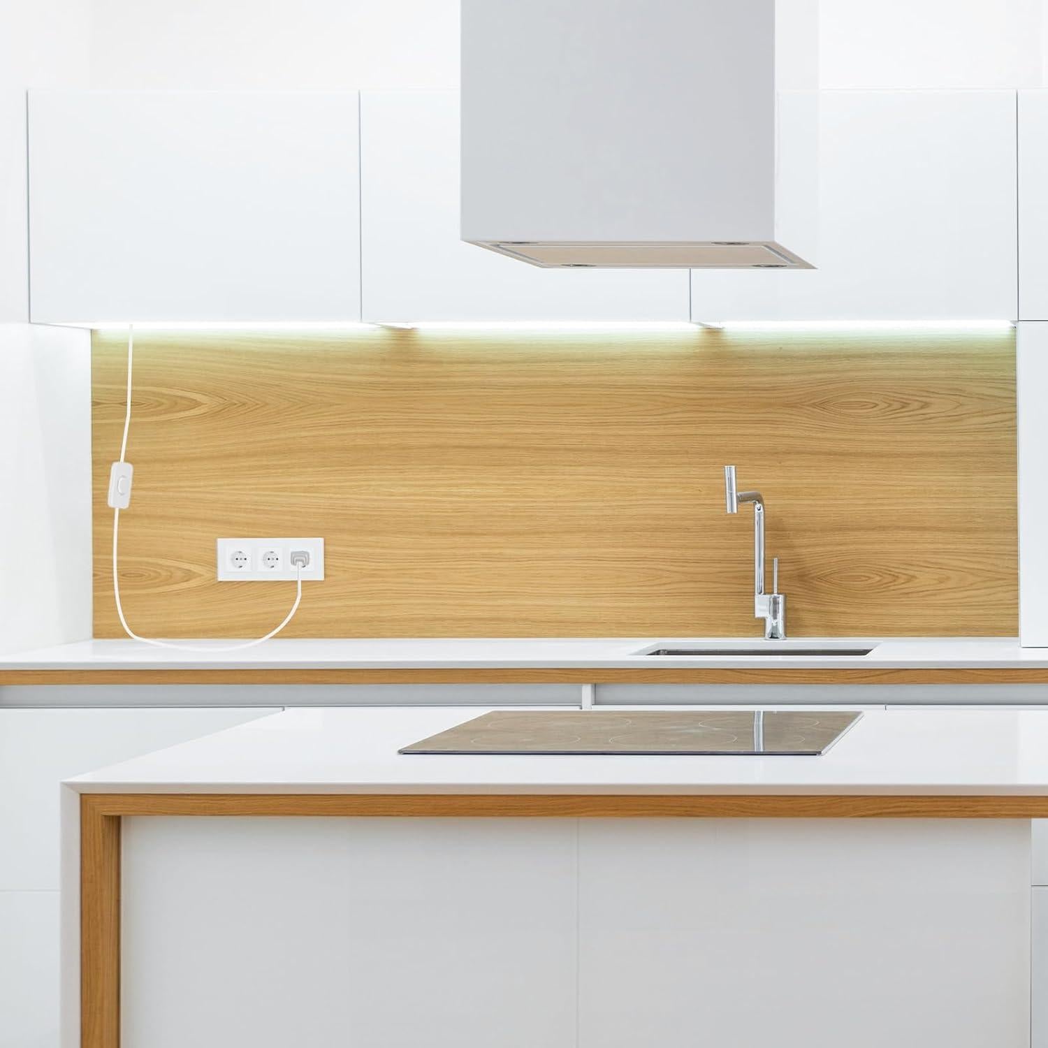 Cable de Extensión DiCUNO 3m T5 T8 con Interruptor On/Off