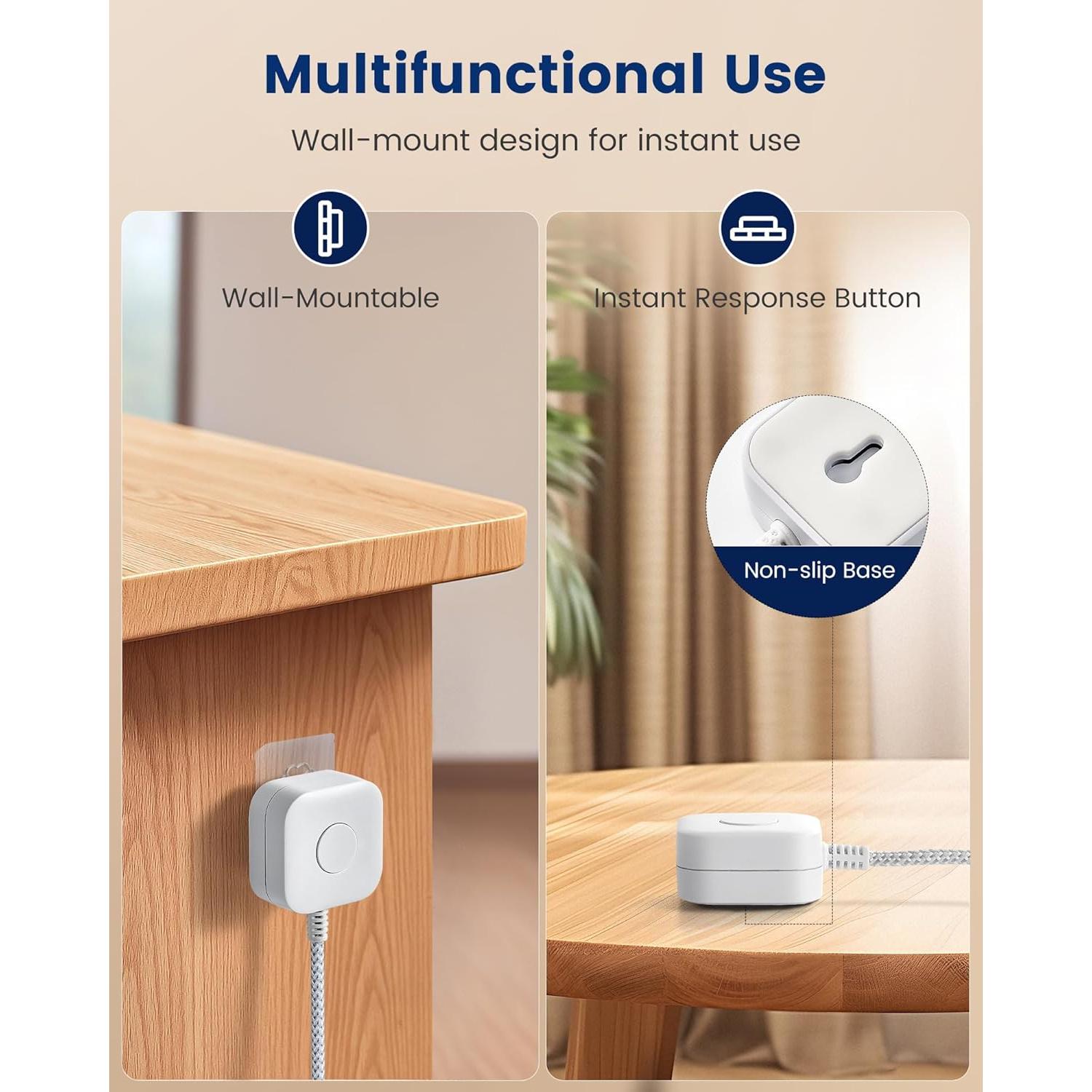 Cable de Extensión SURAIELEC 1.83m con Interruptor Blanco - Paquete de 2