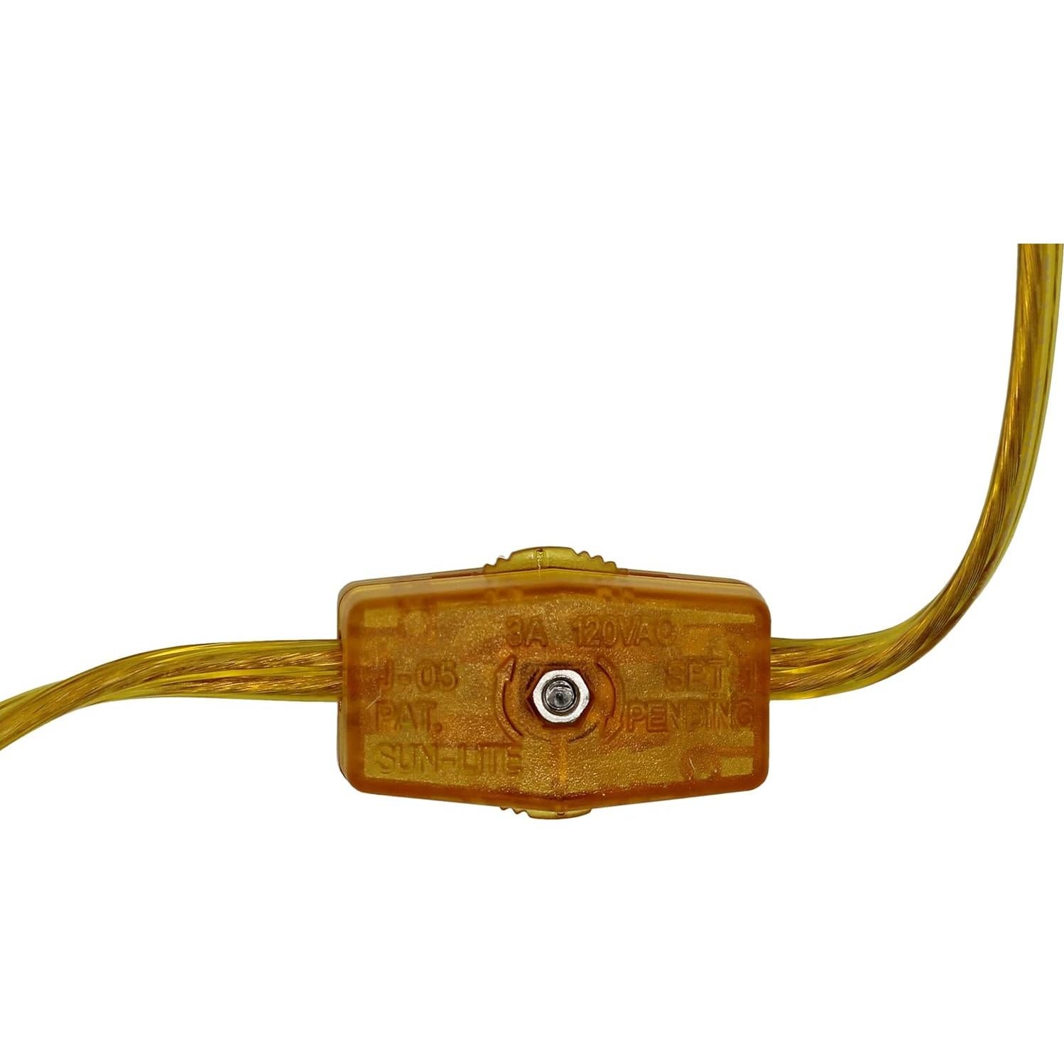 Cable de Lámpara Dorado 2.44m Creative Hobbies con Interruptor