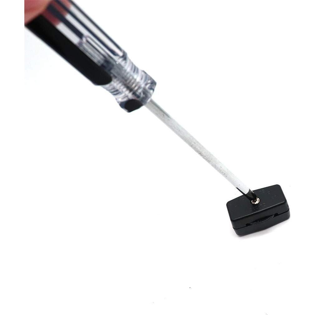 Interruptor de Cable Rotativo Luomorgo 3A 125V 10pcs Negro