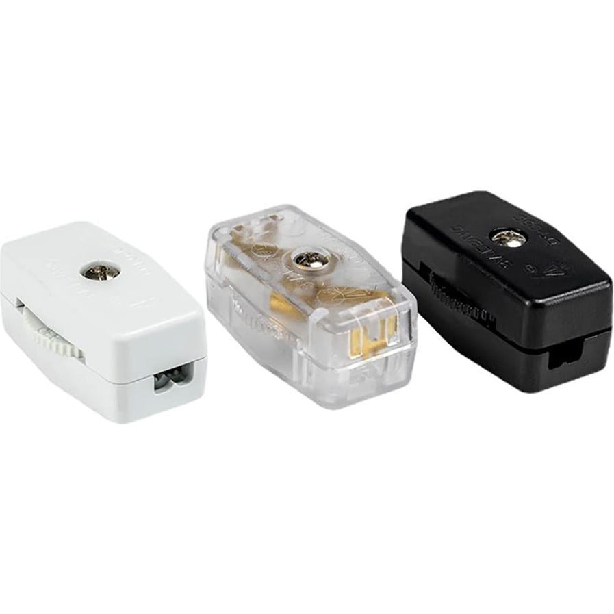 Interruptor de Cable en Línea QPINGH, Paquete de 6, 6A 125V