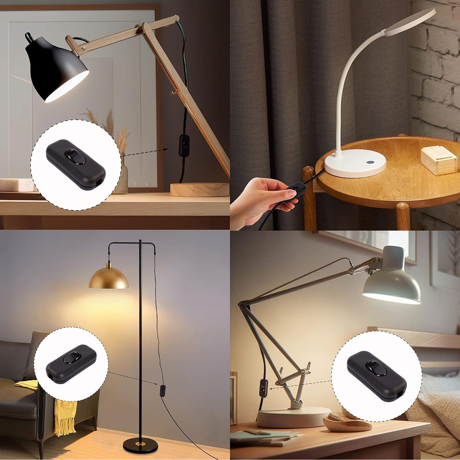 Interruptor de Cable Venforze On/Off 10A 250V Paquete de 5