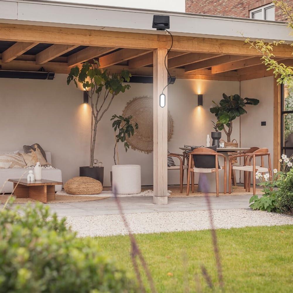 Luz Colgante Solar Joyzan LED Impermeable con Interruptor