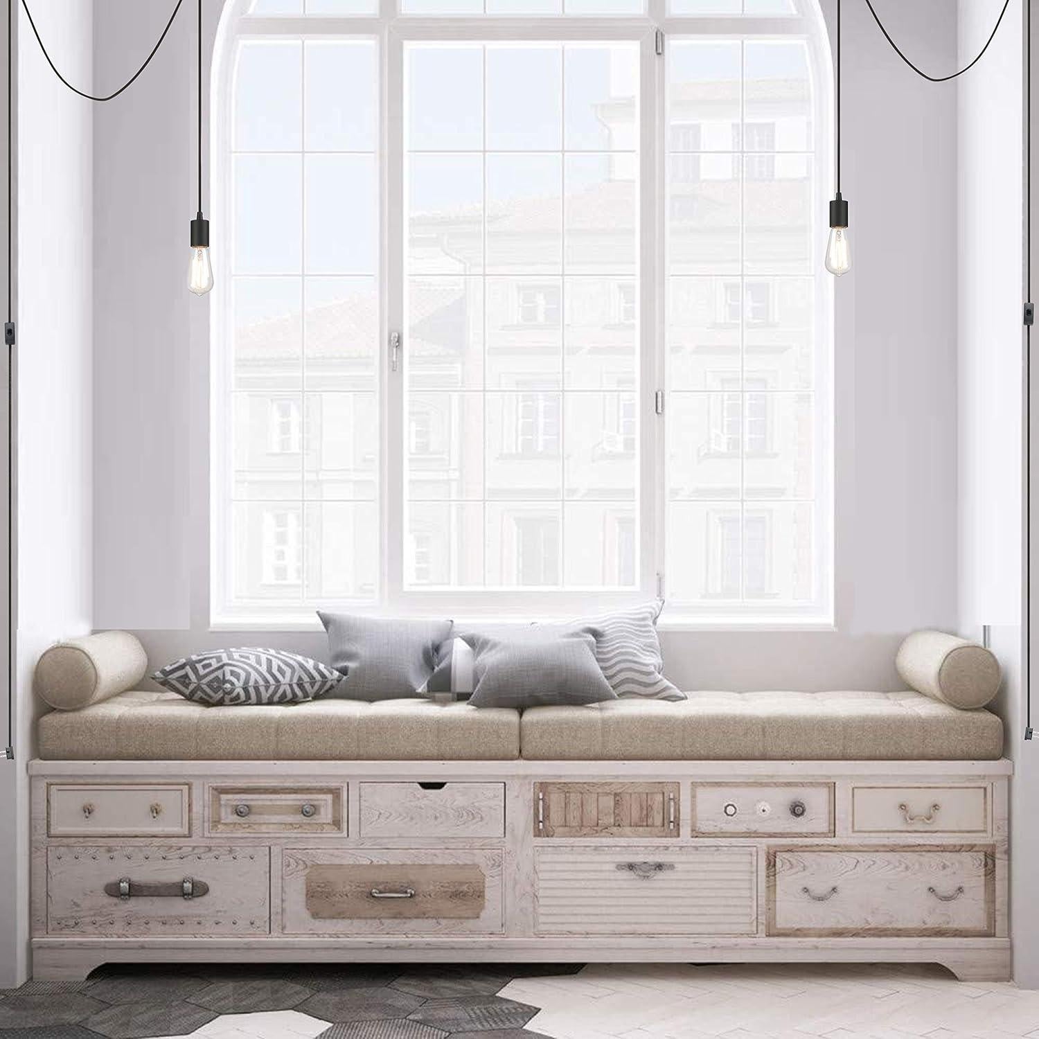 Luz Colgante Kumtin Smart 4.57m con Socket E26 y Interruptor