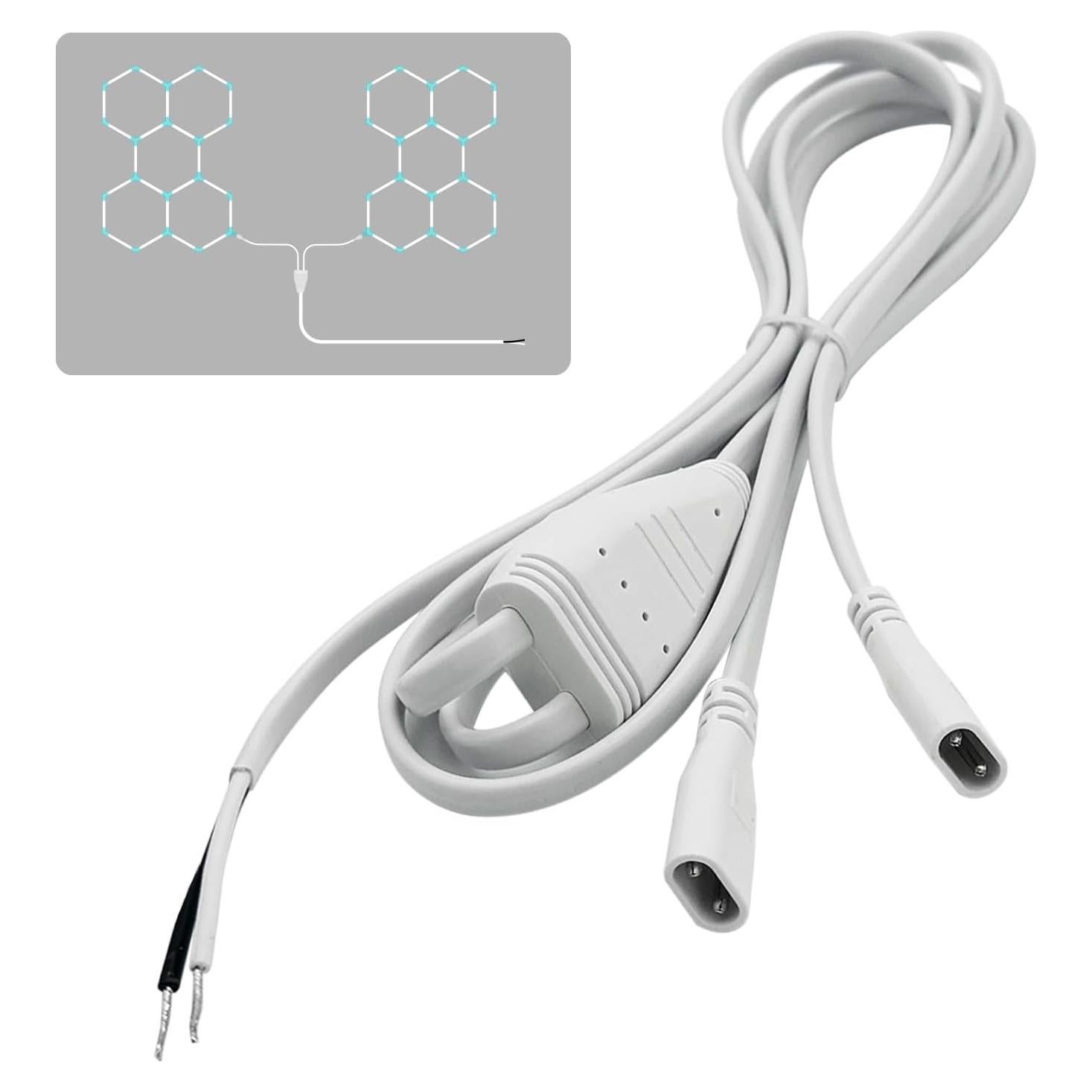 Cable de Alimentación CEZELUX 1.5M para Luz de Garaje Hexagonal