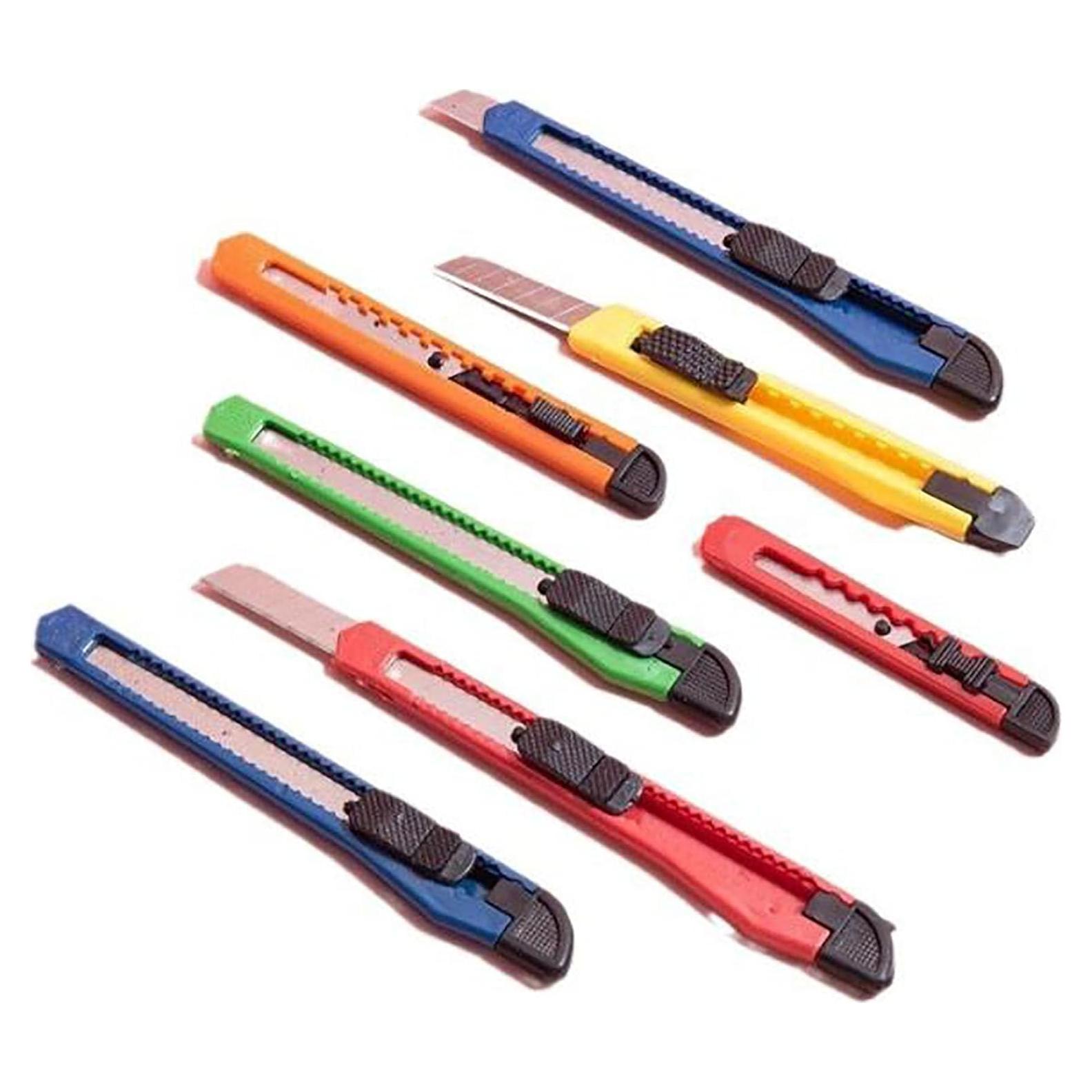 Cuchillo Cortador Retráctil Genérico 10 PCS 12.95 cm