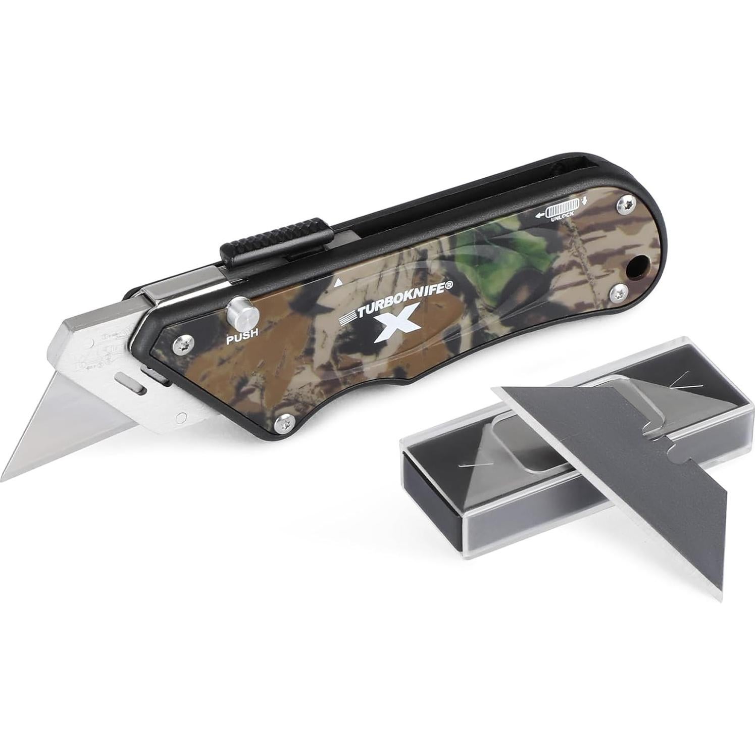 Cuchillo de Utilidad Olympia Tools 33-130 Camo 7.62cm