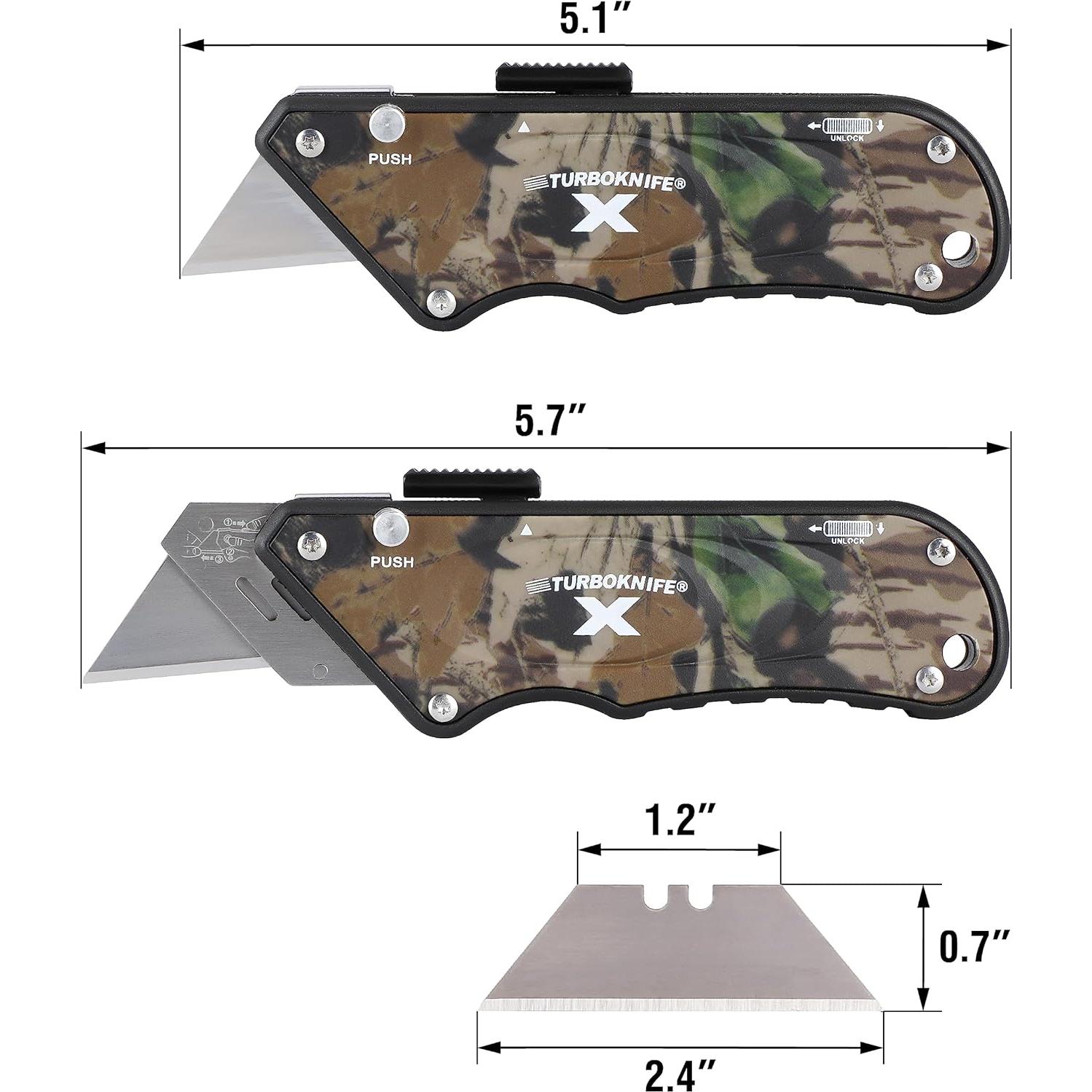 Cuchillo de Utilidad Olympia Tools 33-130 Camo 7.62cm