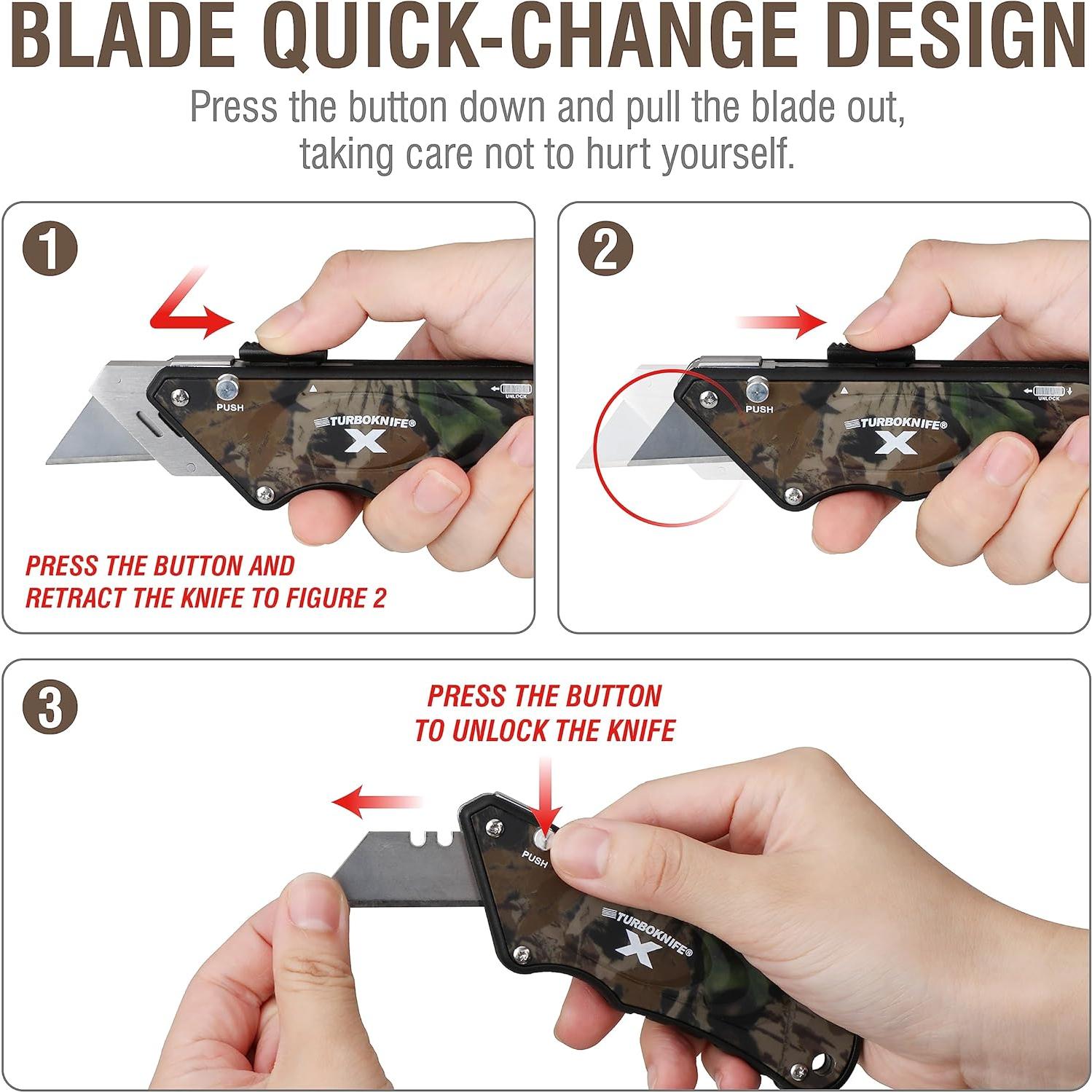 Cuchillo de Utilidad Olympia Tools 33-130 Camo 7.62cm