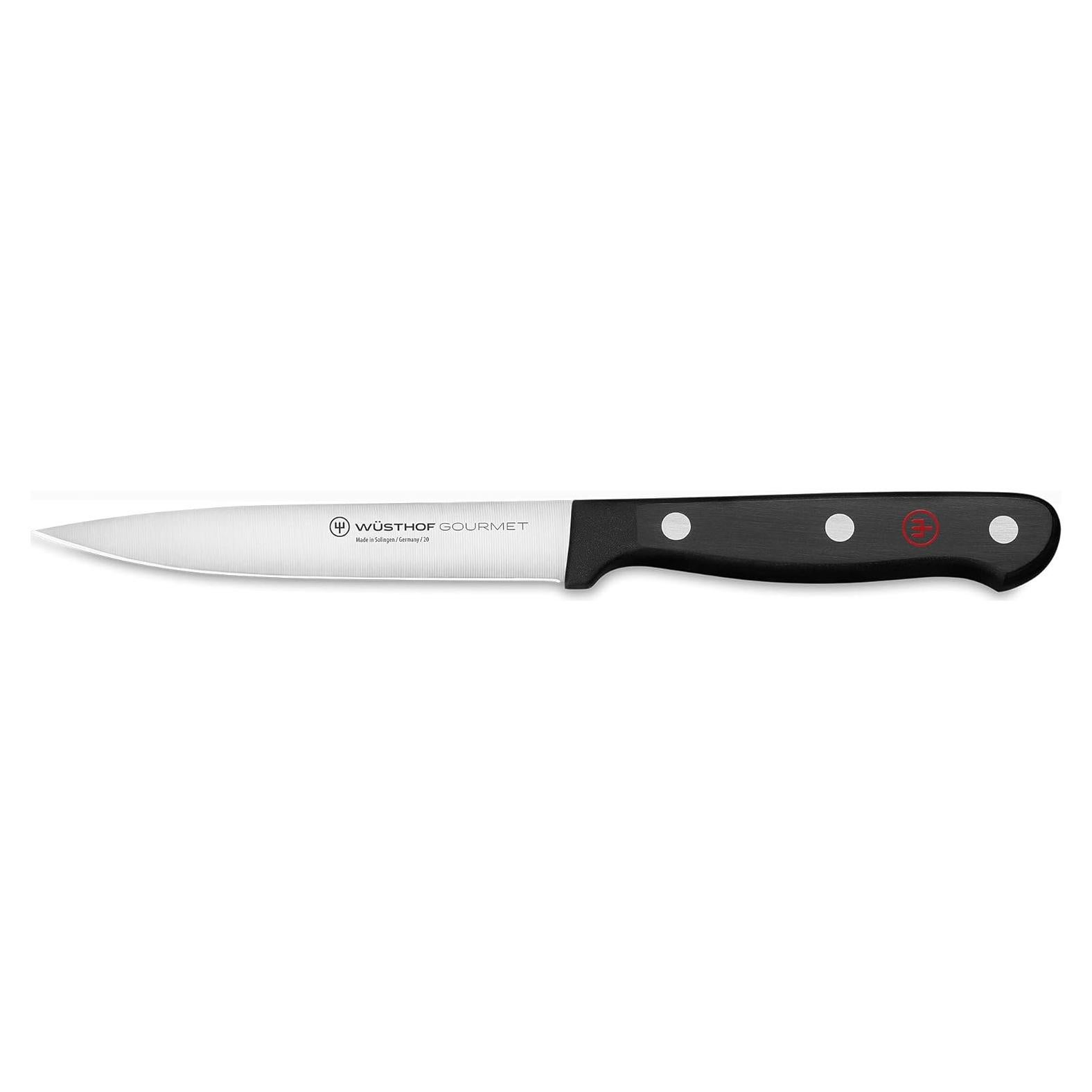 Cuchillo de Utilidad WÜSTHOF Gourmet 11.43 cm Negro