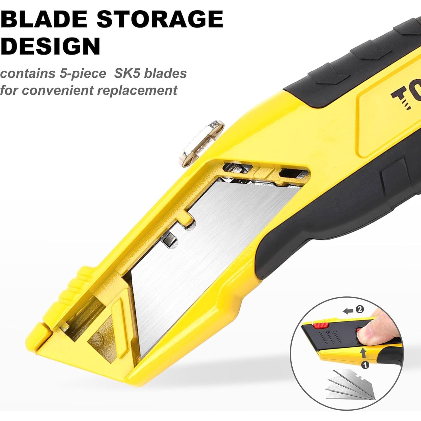 Cuchillo de Utilidad Automático Topline con 15 Cuchillas SK5