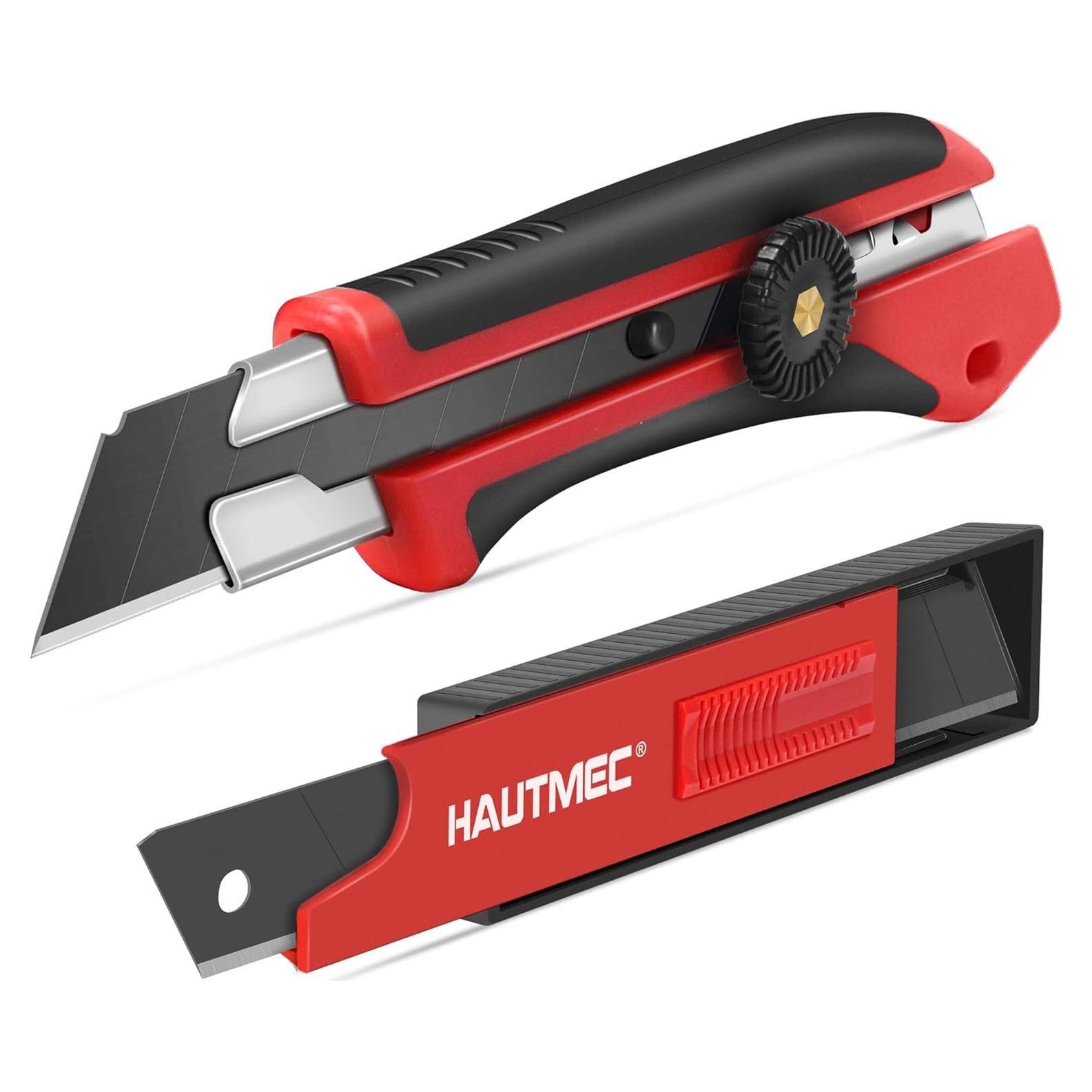 Cuchillo Utilitario HAUTMEC 25mm con 10 Cuchillas SK2H