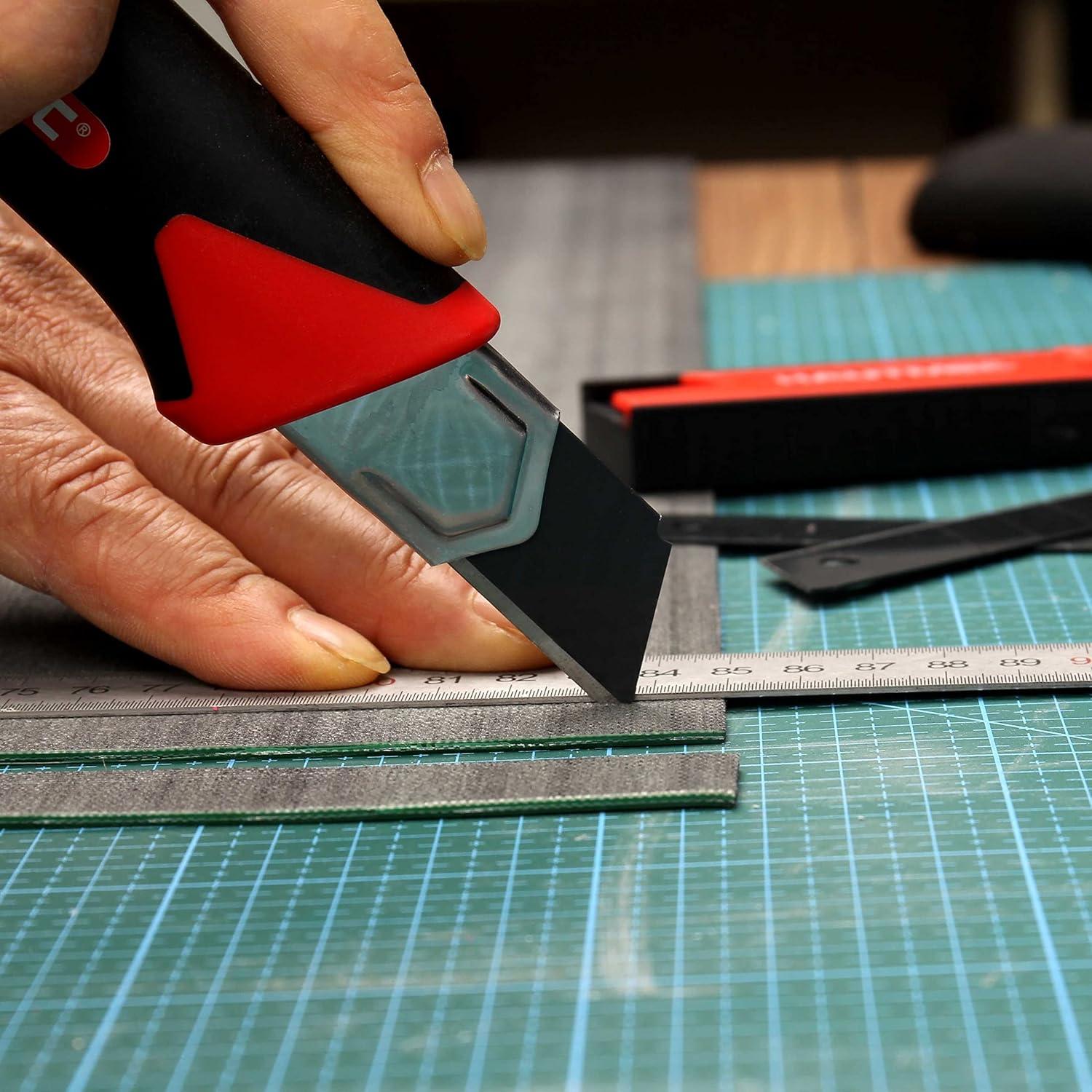 Cuchillo Utilitario HAUTMEC 25mm con 10 Cuchillas SK2H