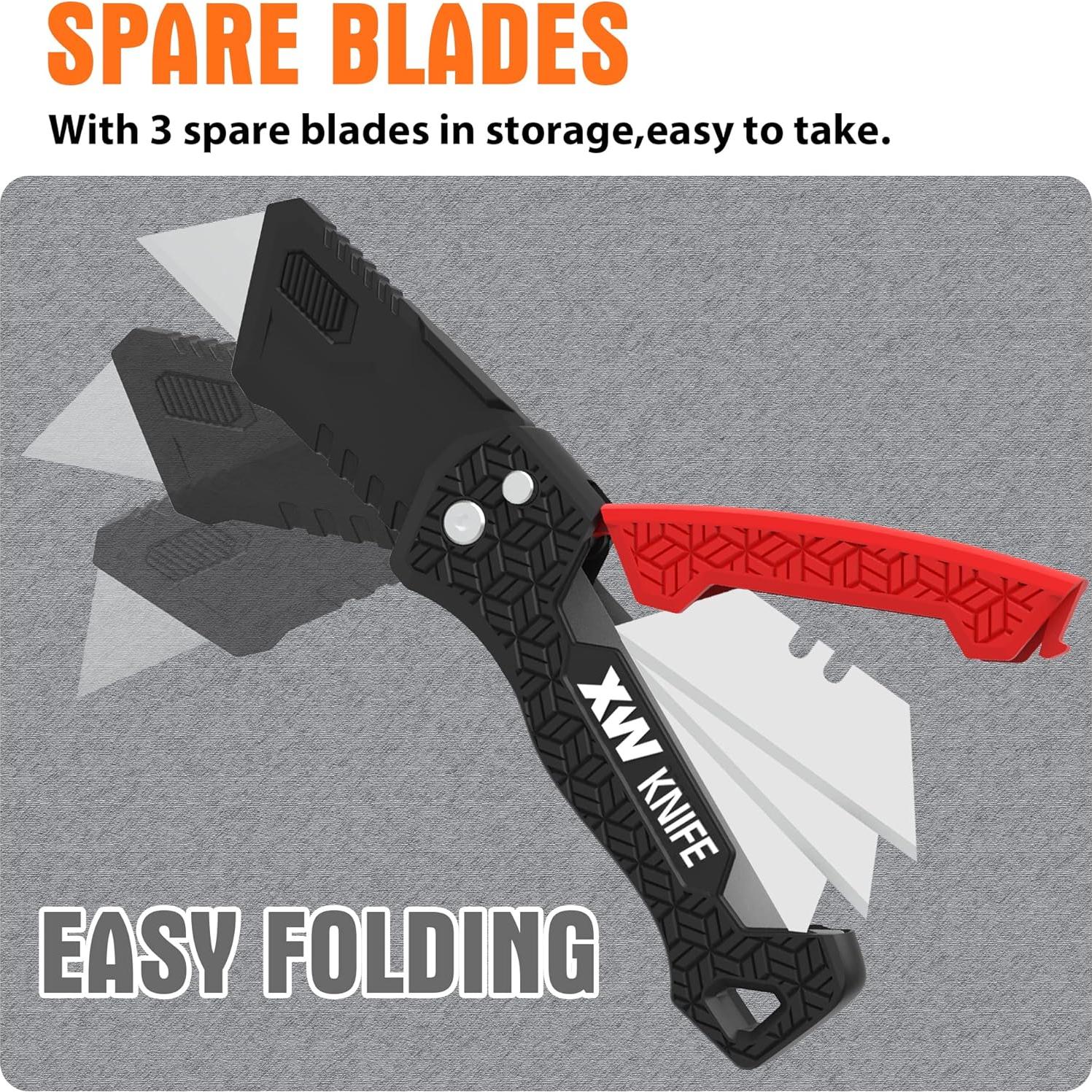 Juego de Cuchillos Utilitarios XW - 4 Piezas y 20 Cuchillas