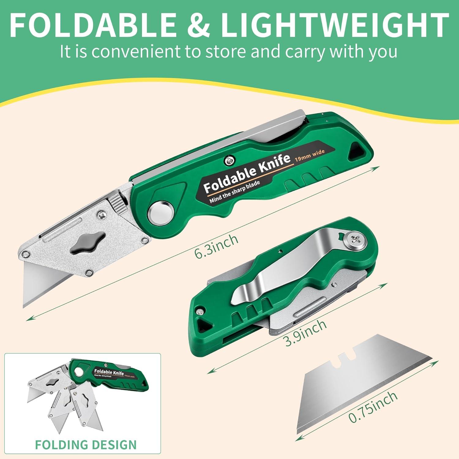 Cortador de Cajas YC Kitchen 4 Piezas con 10 Cuchillas Extra