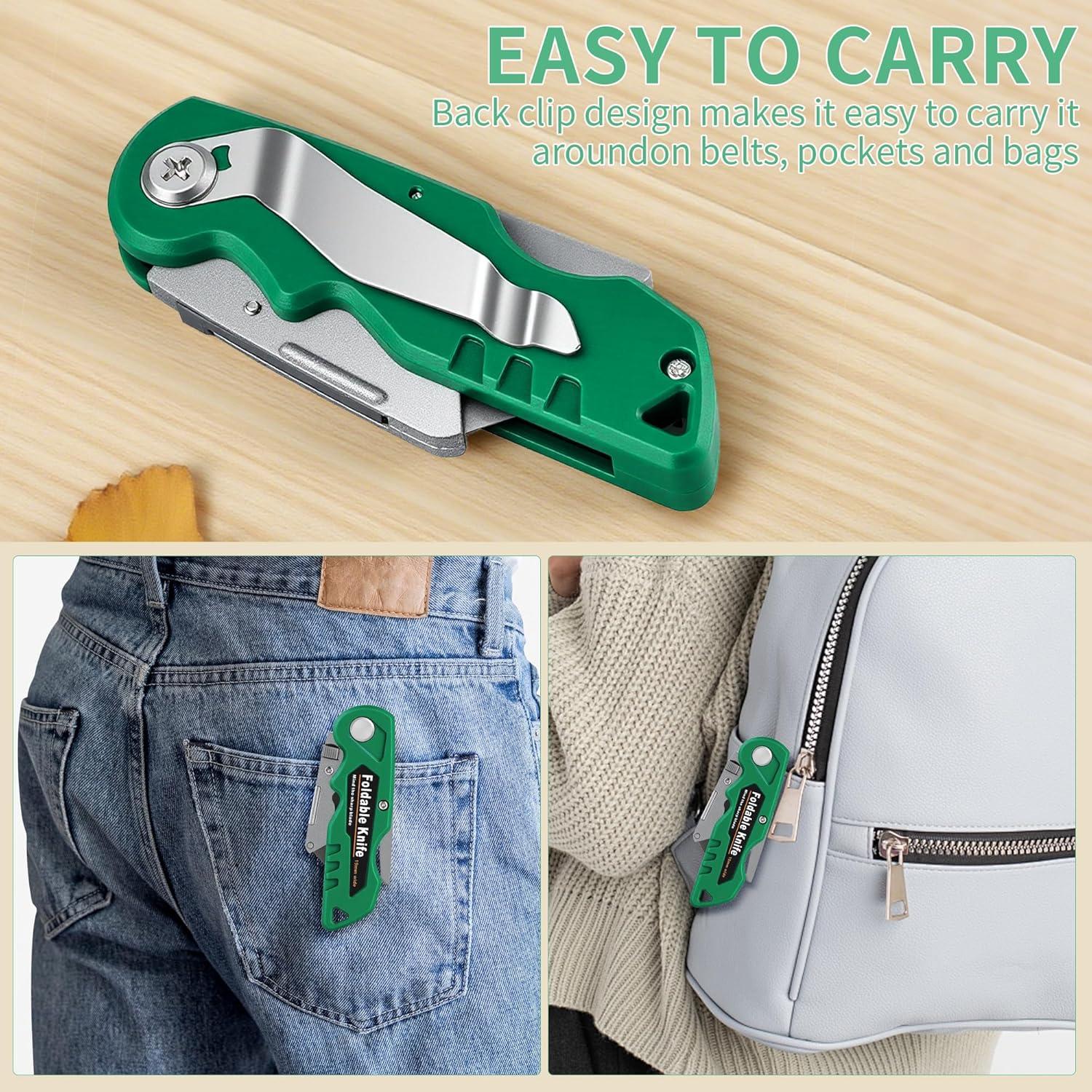 Cortador de Cajas YC Kitchen 4 Piezas con 10 Cuchillas Extra