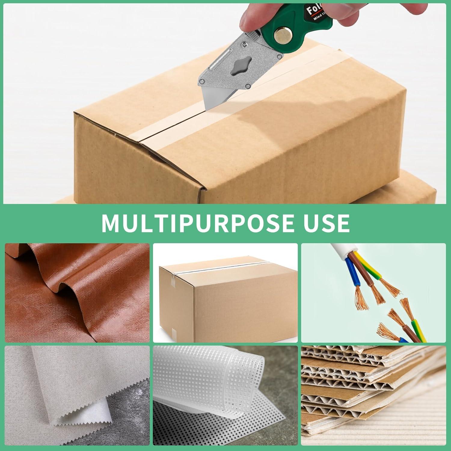 Cortador de Cajas YC Kitchen 4 Piezas con 10 Cuchillas Extra