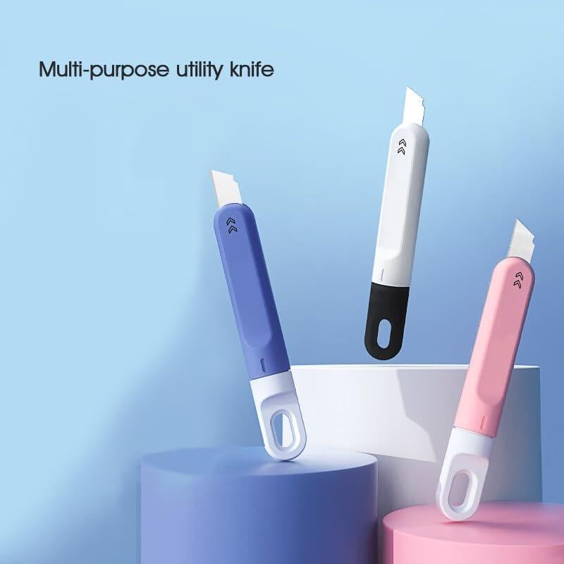 Cortador de Caja Retráctil SUYBHEUN Rosa 9.4 cm 3 PCS