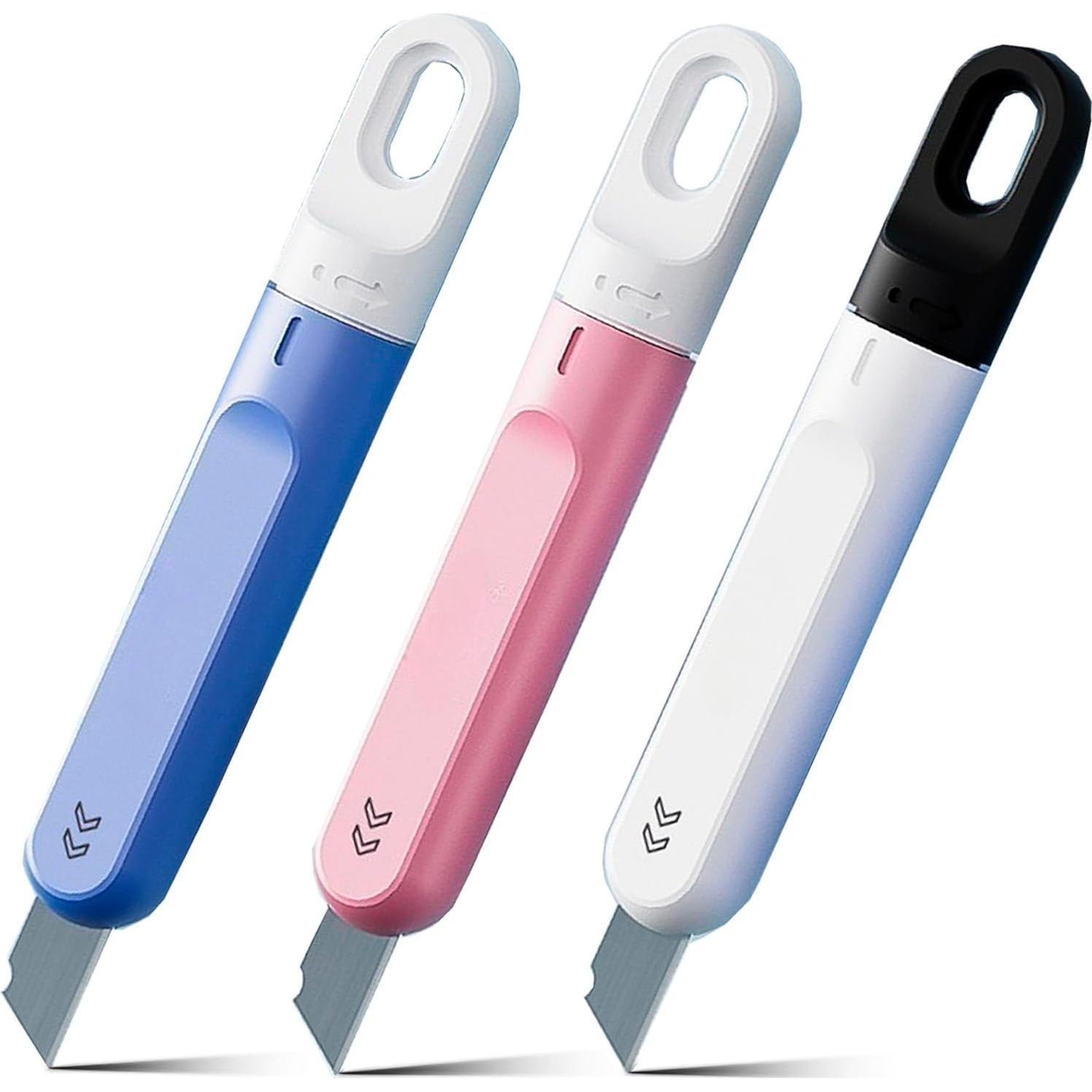 Cortador de Caja Retráctil SUYBHEUN Rosa 9.4 cm 3 PCS