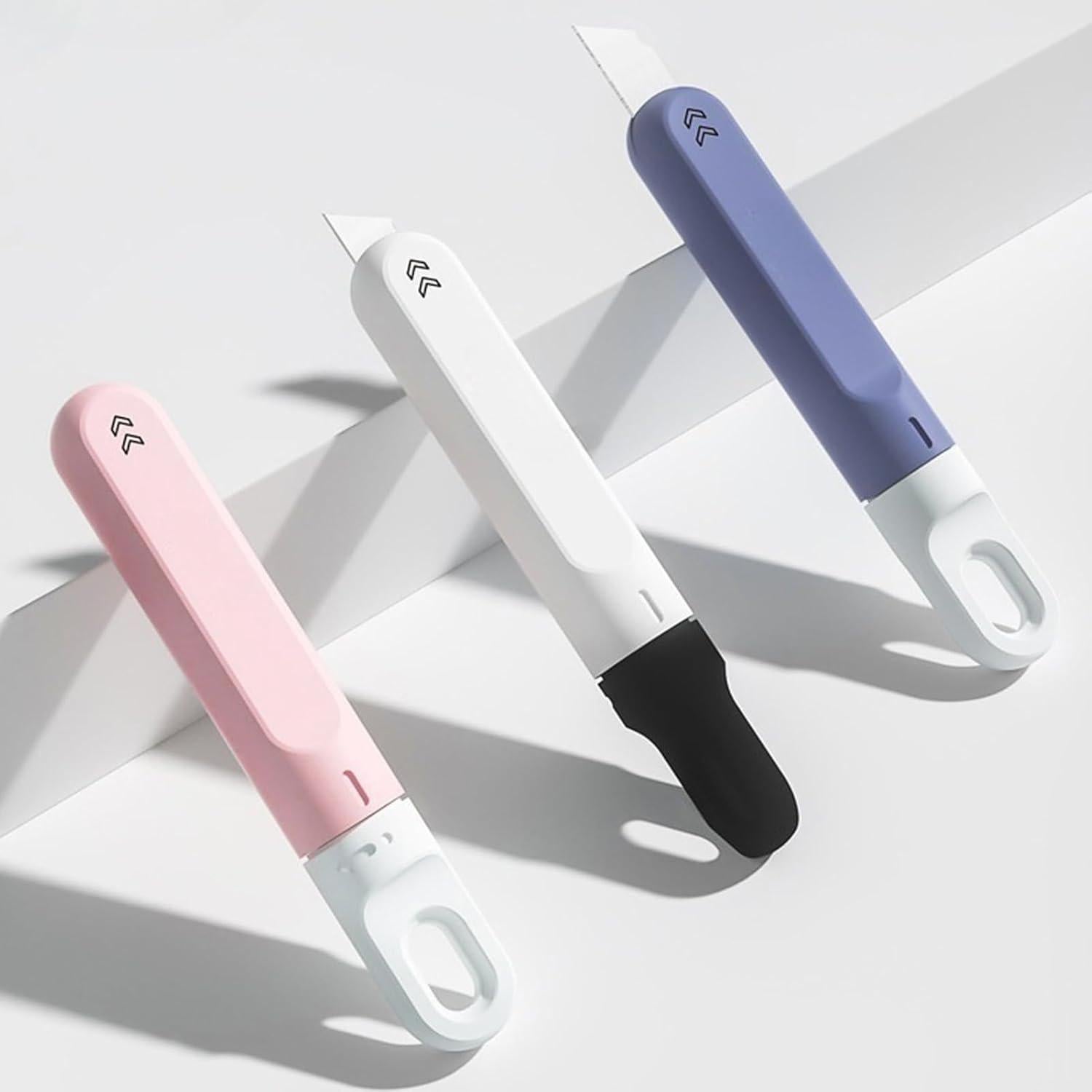 Cortador de Caja Retráctil SUYBHEUN Rosa 9.4 cm 3 PCS