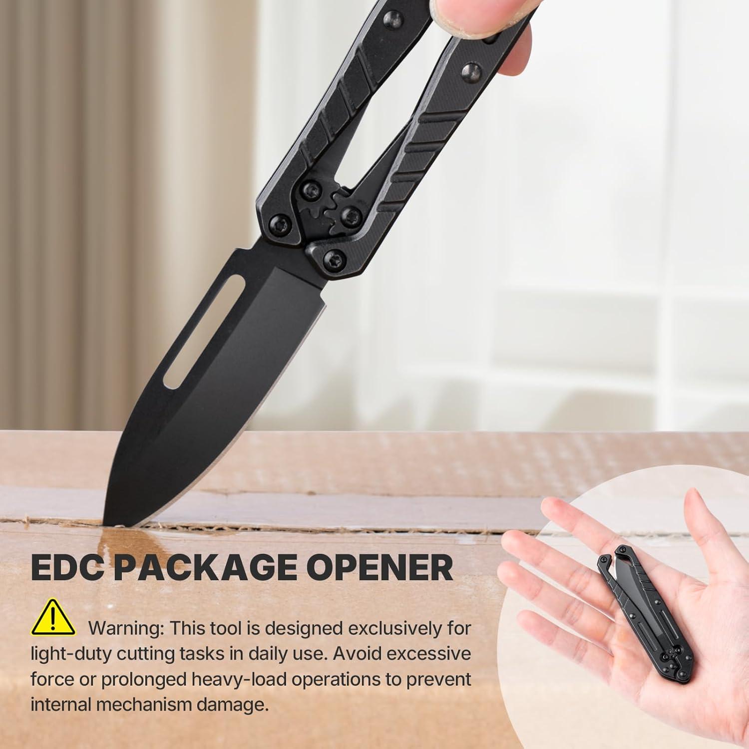 Cuchillo de bolsillo EDC Tops Home TH061-DeBaoV negro