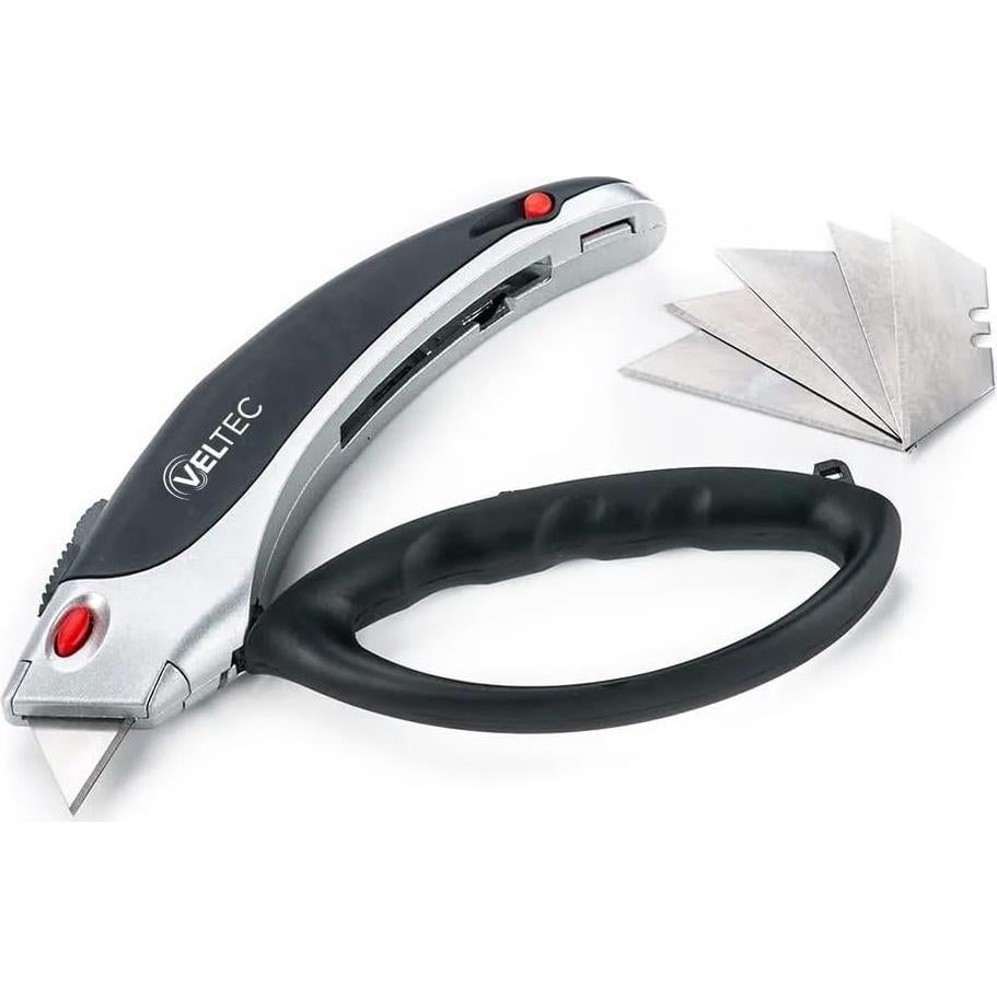 Cuchillo Utilitario Retráctil Veltec HDSK5 Ergonómico 17.15cm