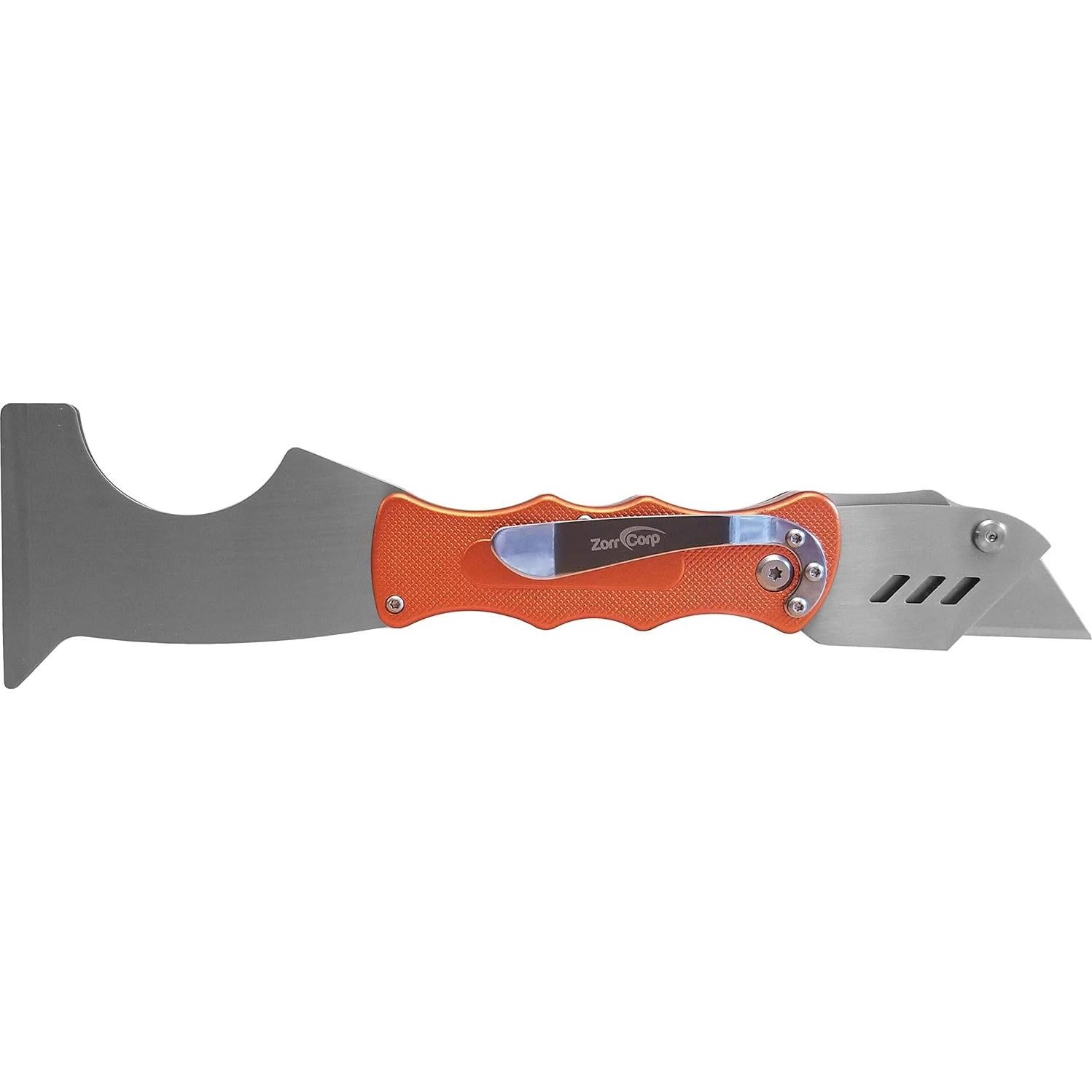 Cuchillo Utilitario Zorr 2-Edge Aluminio Naranja 226g