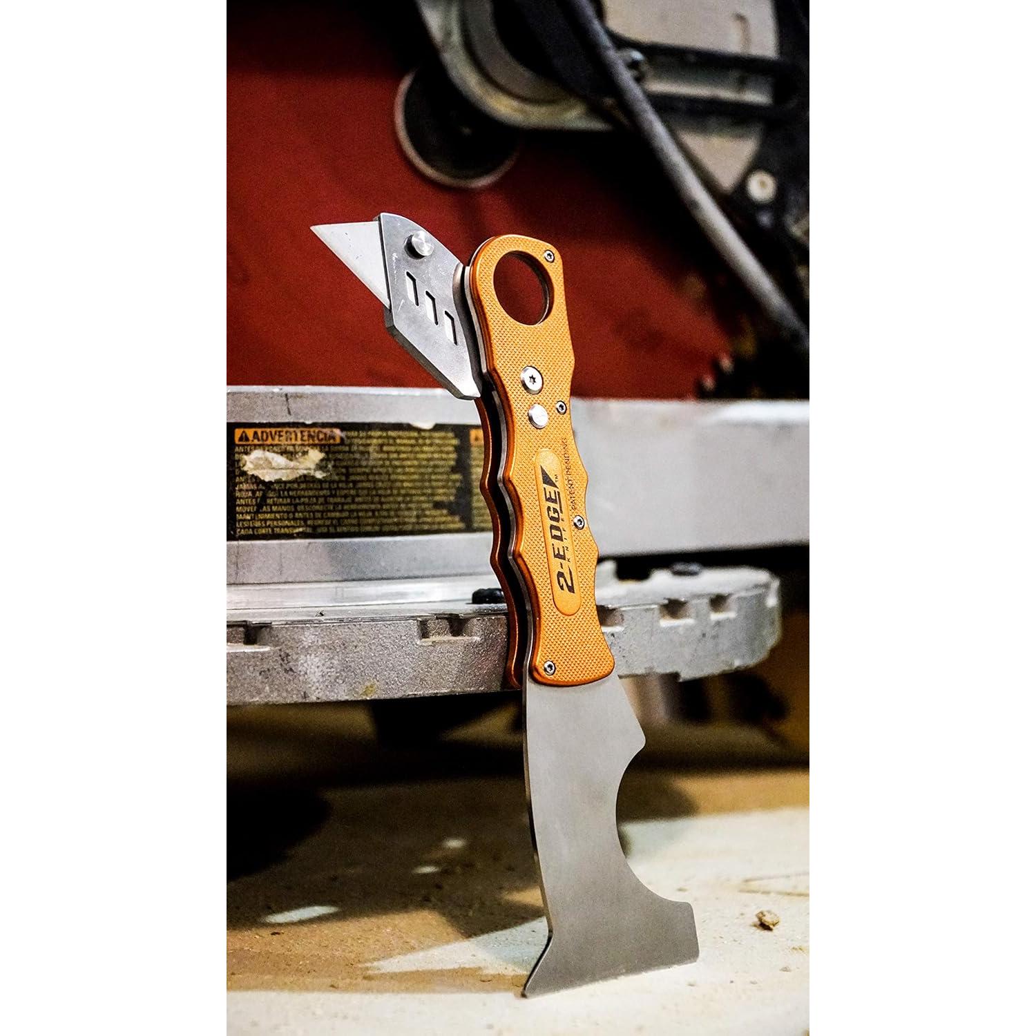 Cuchillo Utilitario Zorr 2-Edge Aluminio Naranja 226g