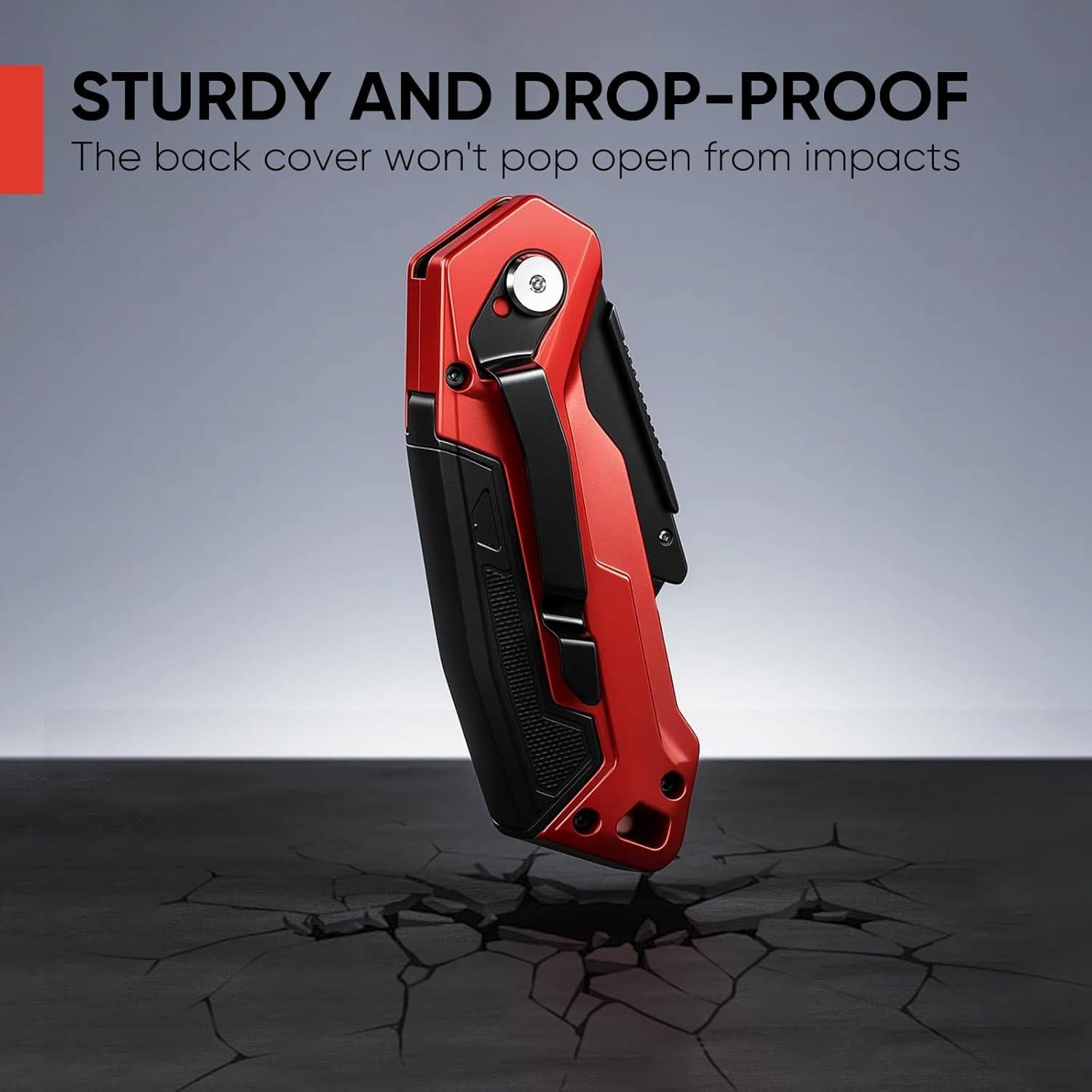 Cuchillo Utility Plegable STEELITE con 10 Cuchillas Extra