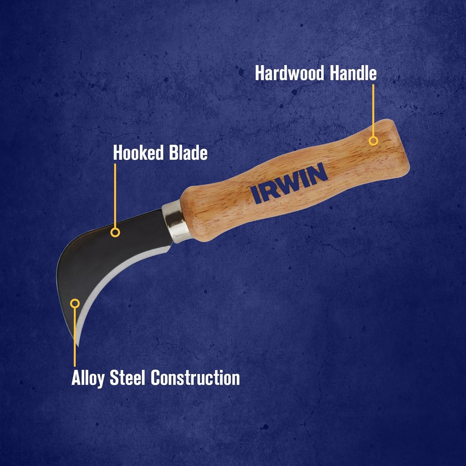 Cuchillo de Linóleo IRWIN 1774108 con Mango de Madera