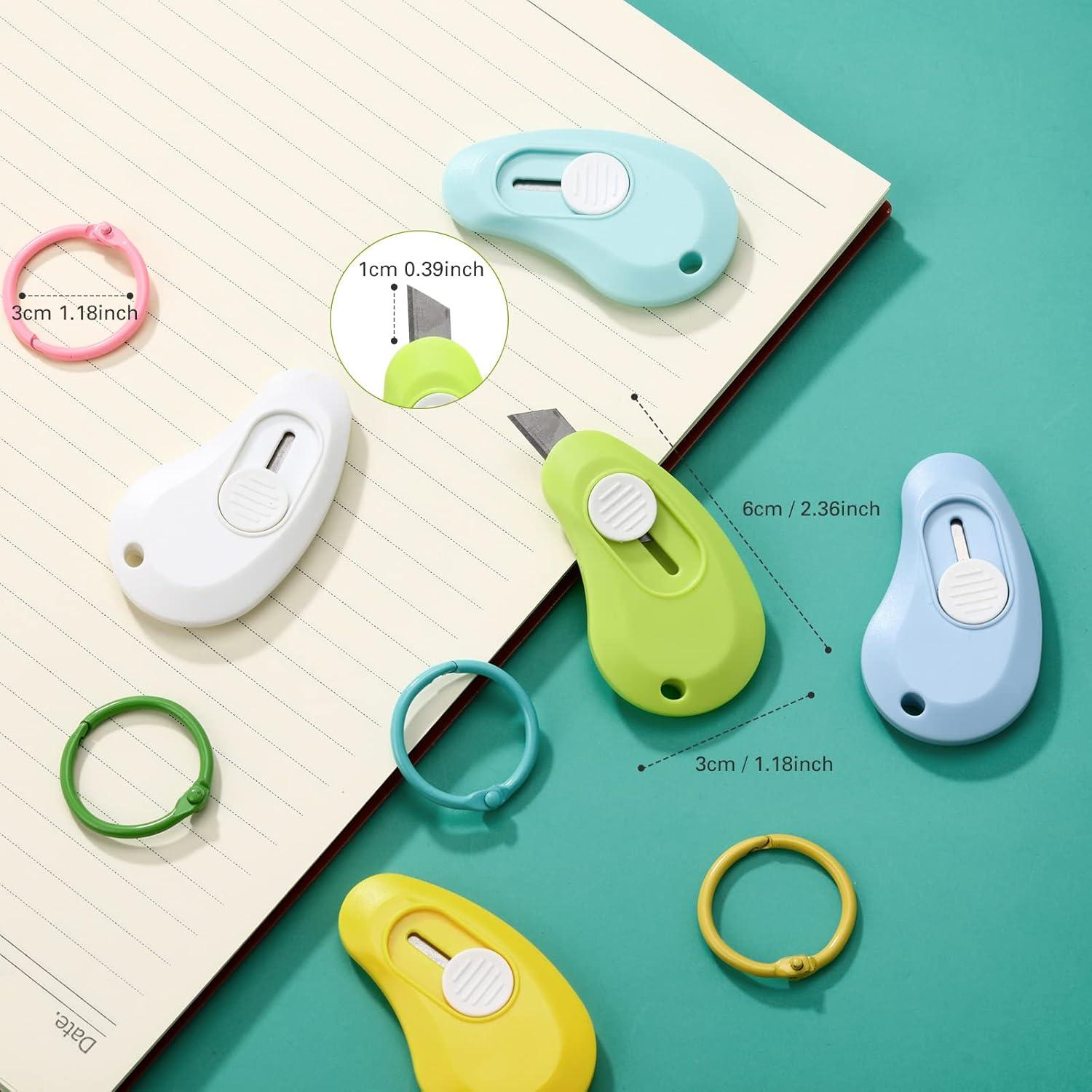 6 Mini Cuchillos Utilitarios Lanties para Abrir Cajas y Cartas