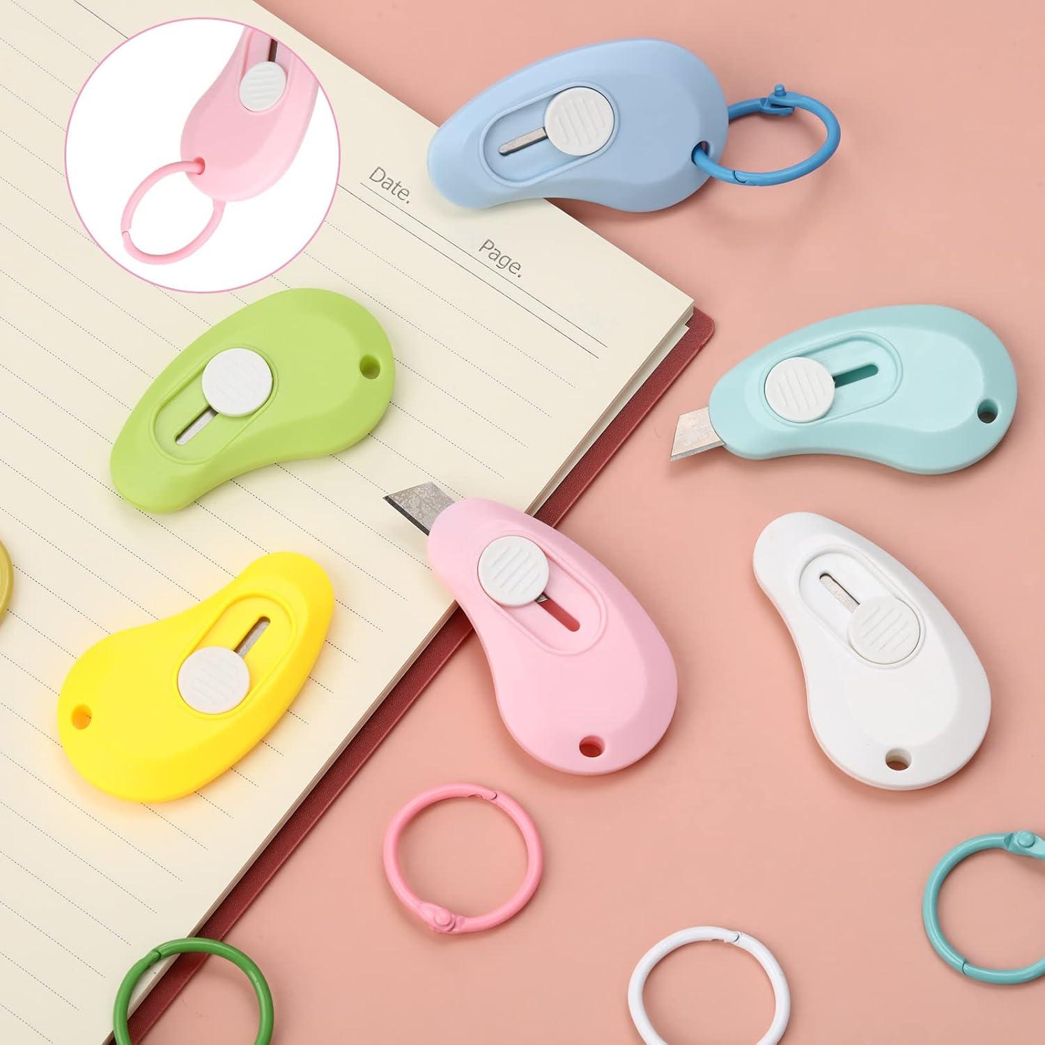 6 Mini Cuchillos Utilitarios Lanties para Abrir Cajas y Cartas