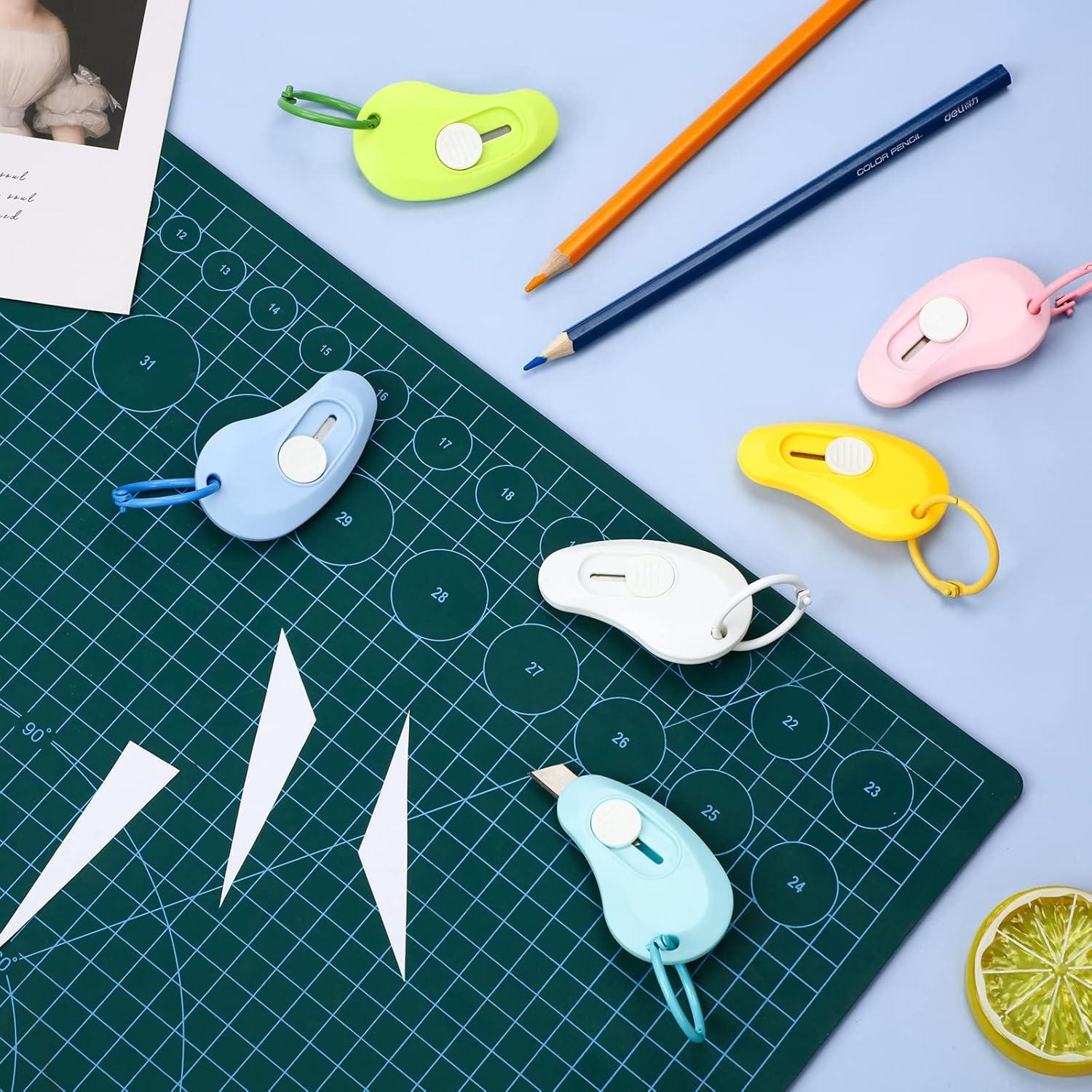 6 Mini Cuchillos Utilitarios Lanties para Abrir Cajas y Cartas