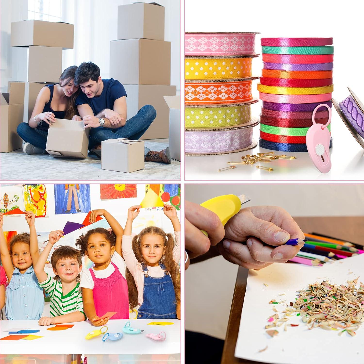 6 Mini Cuchillos Utilitarios Lanties para Abrir Cajas y Cartas