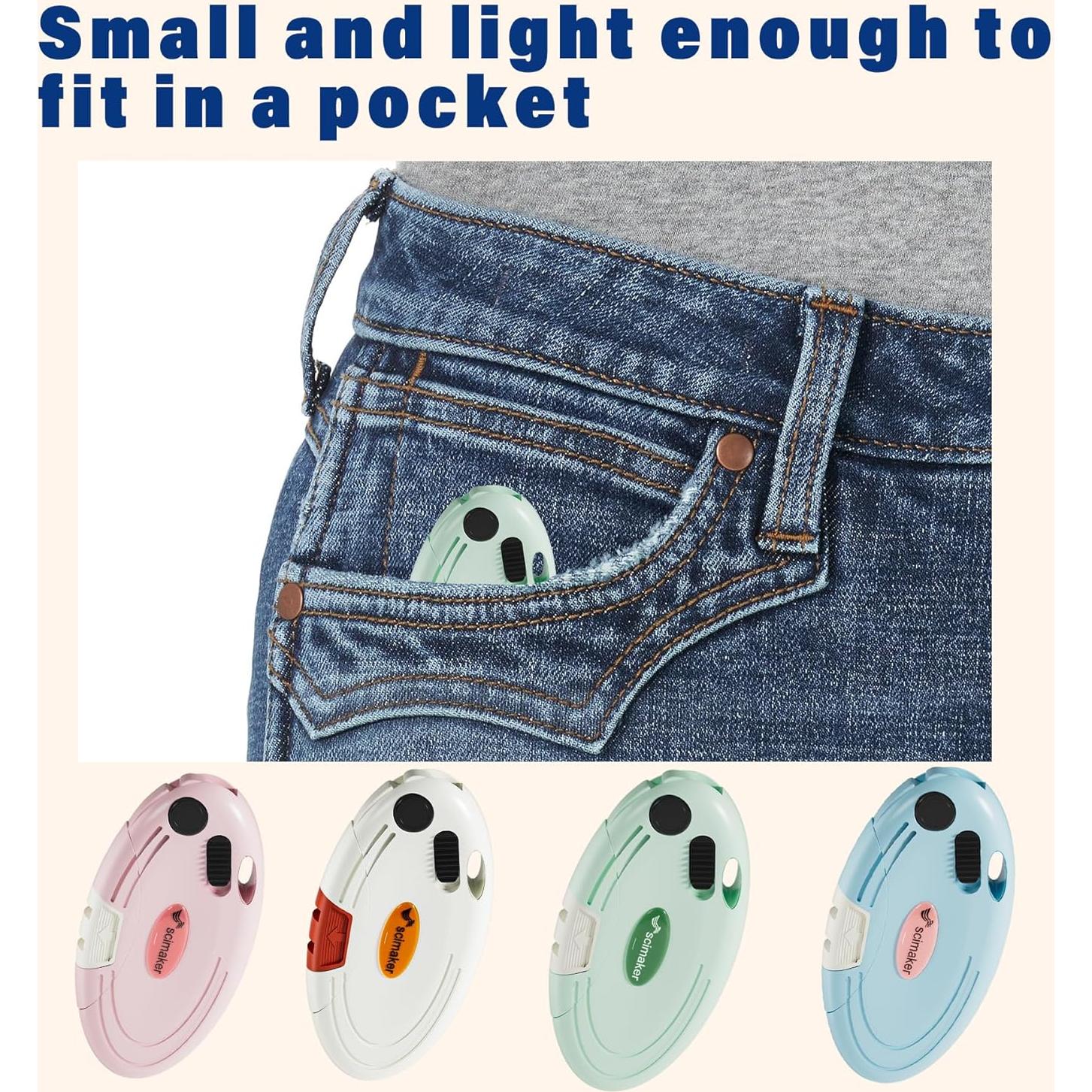 Paquete de 4 cuchillos utilitarios Scimaker con 10 hojas